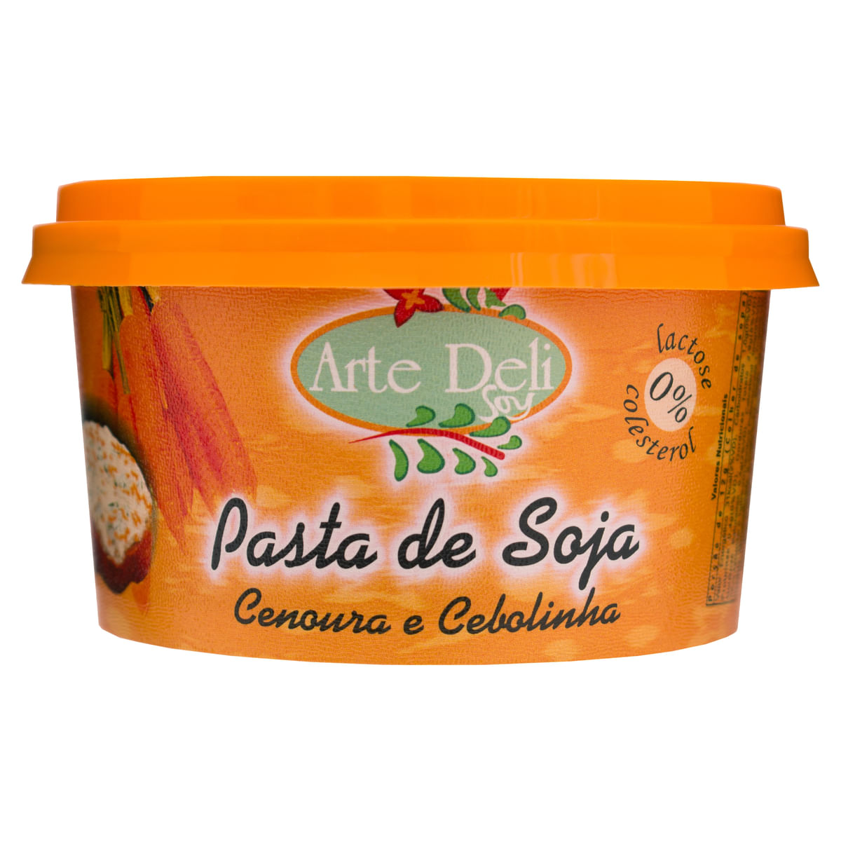 Pasta de Soja Cenoura e Cebolinha Zero Lactose Arte Deli Soy 150g