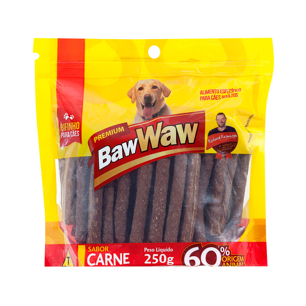 Bifinho para cães sabor carne Baw Waw - 250 g