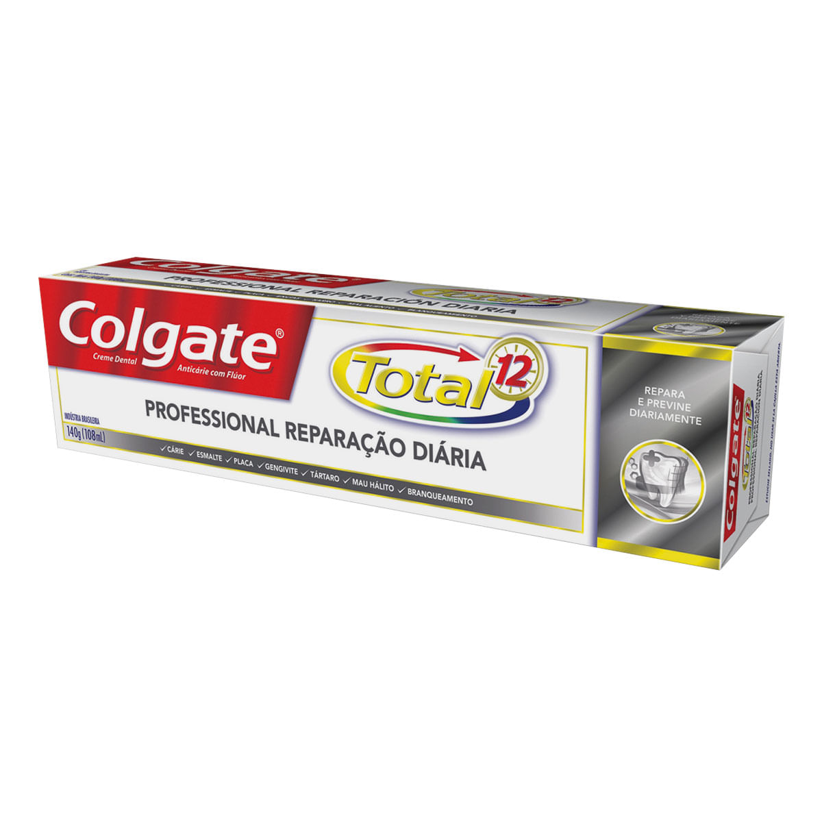 Creme Dental Colgate Total 12 Professional Reparação Diária Menta 140g