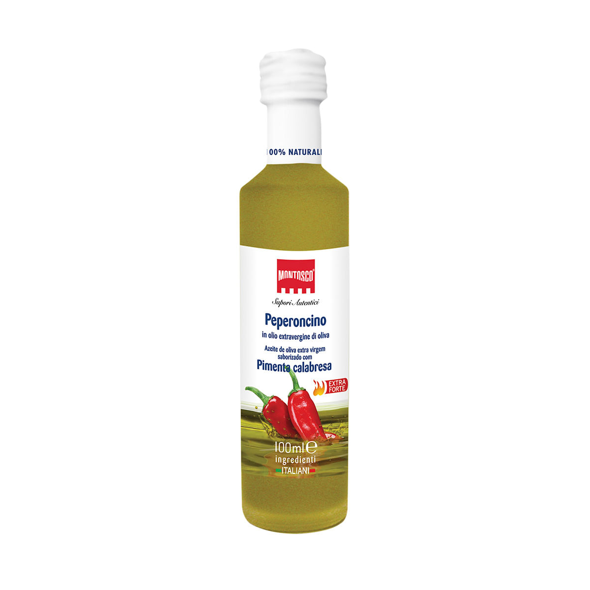 Azeite Italiano Extra Virgem com Pimenta Calabresa Montosco 125ml