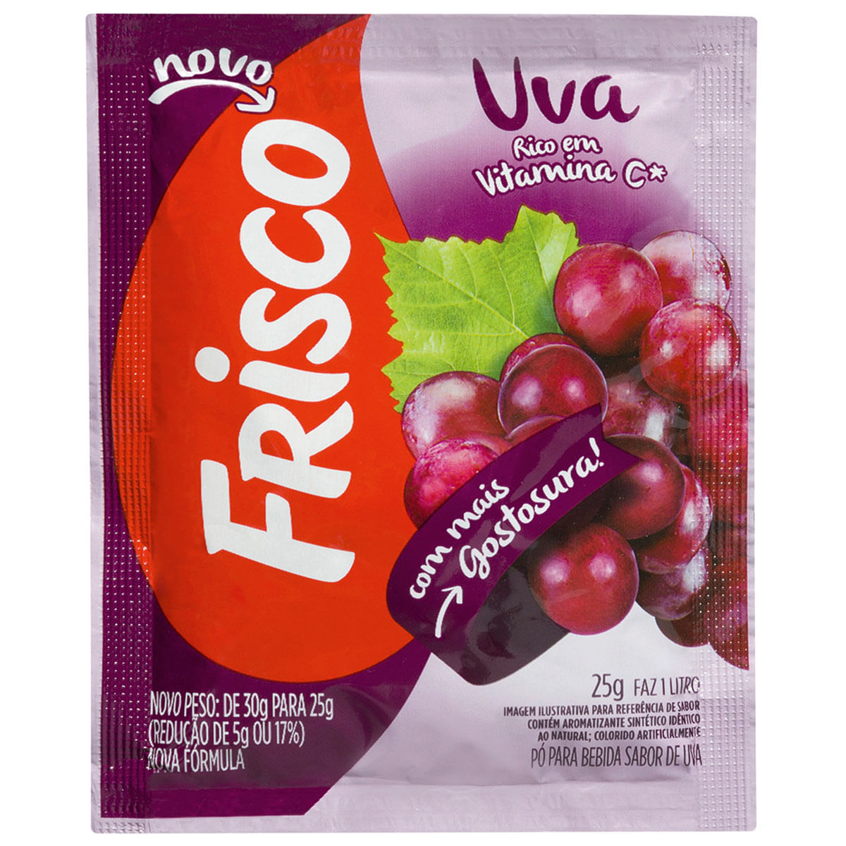 Refresco de Uva Frisco 25g