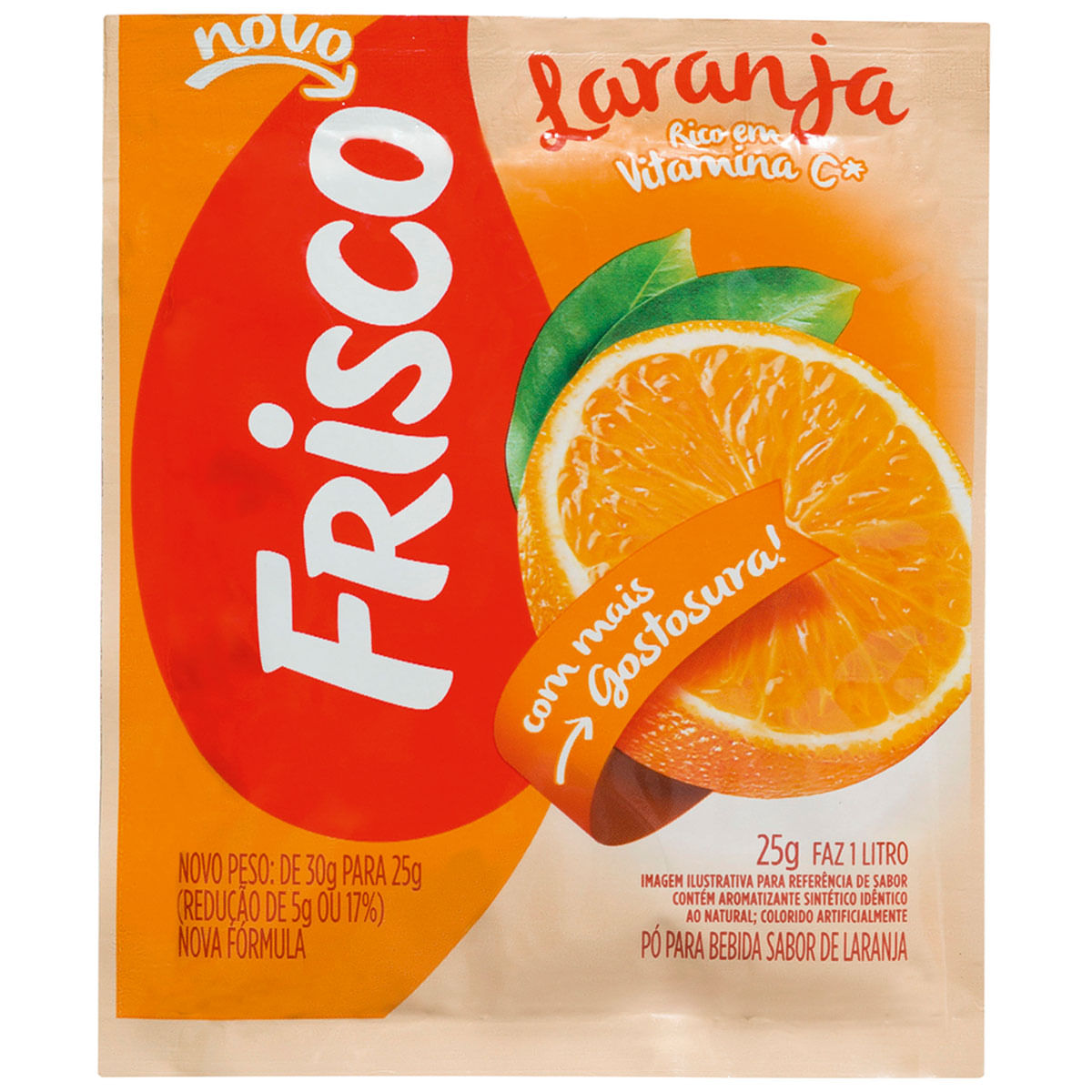 Refresco de Laranja Frisco 25g