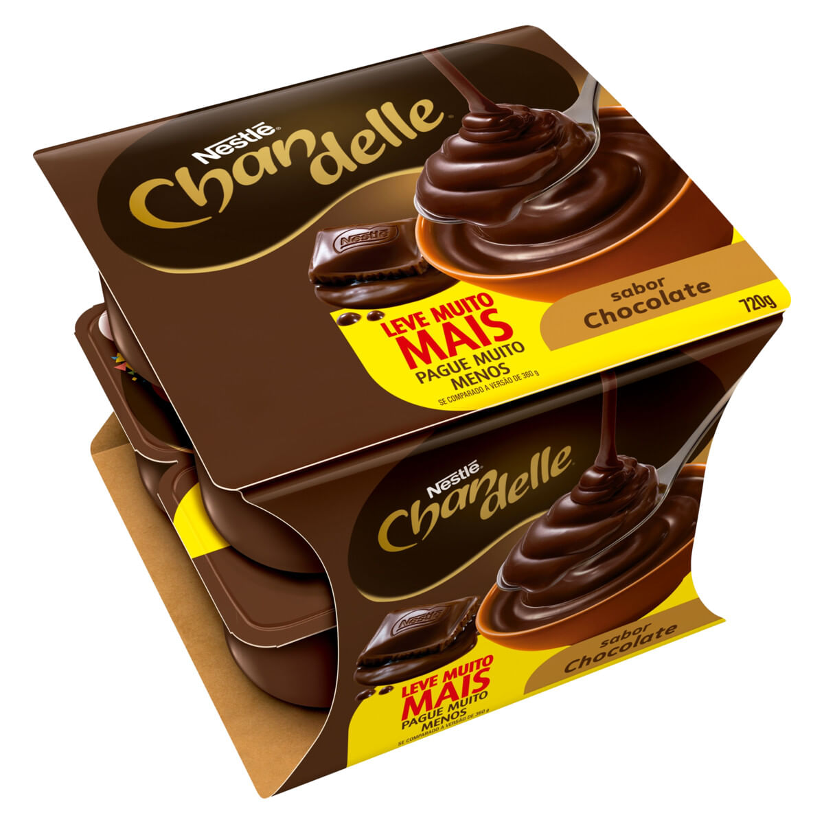 Chandelle Chocolate Nestlé 720g 8 Unidades