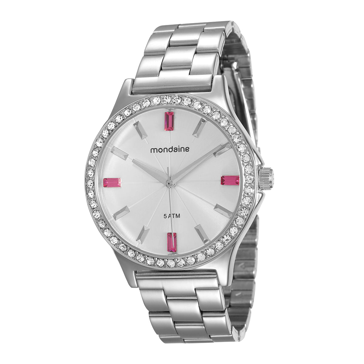 Relógio Mondaine Feminino Prata Analógico 76510L0MGNE1