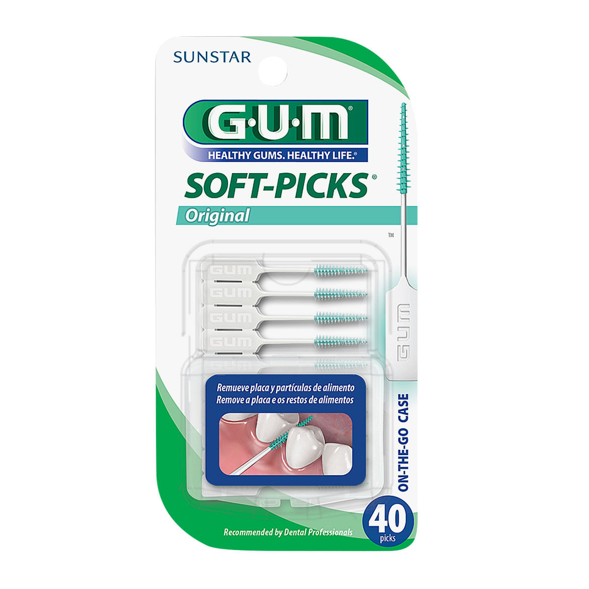 Refil para Escova Interdental Gum 40 Unidades