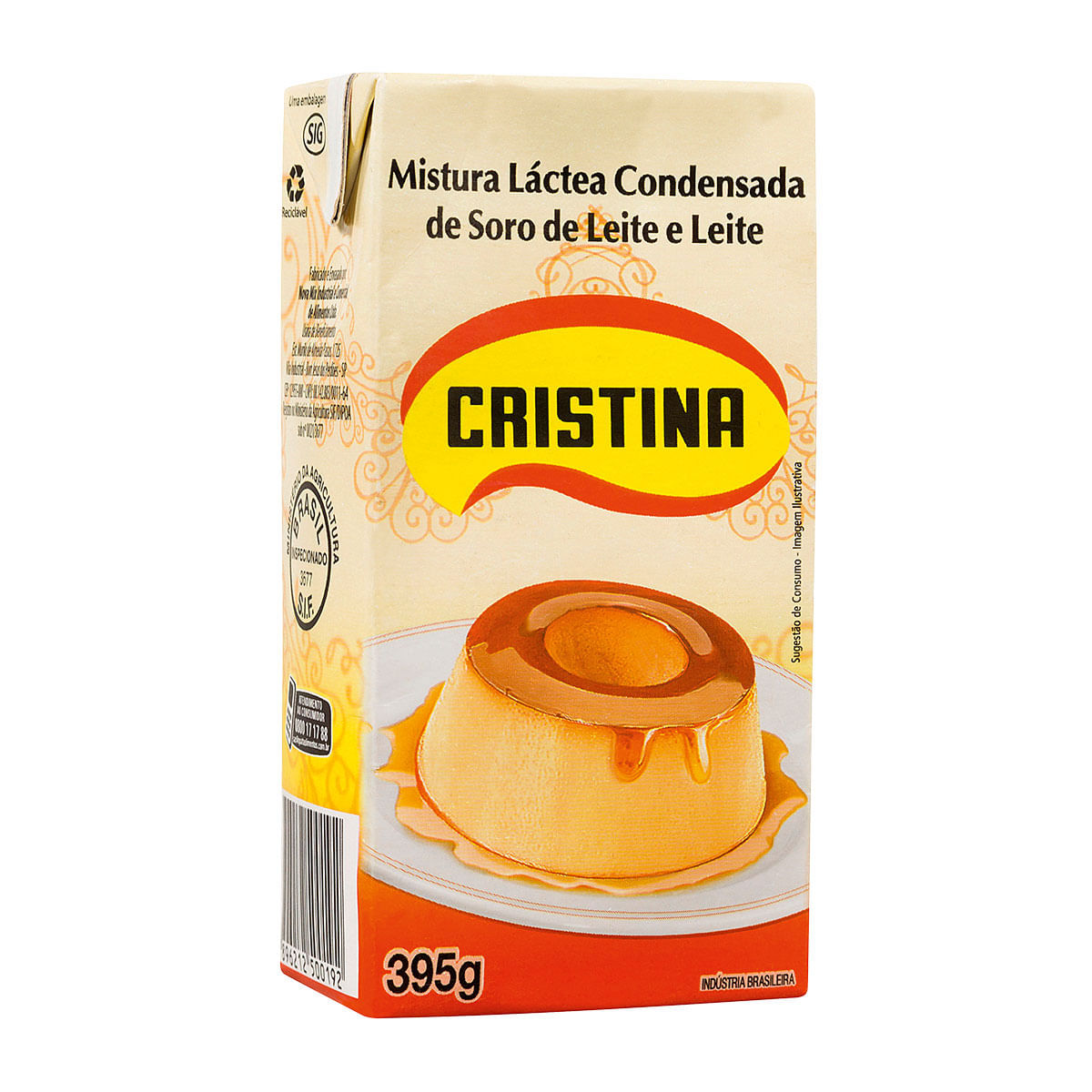 Mistura Láctea Condensada Cristina 395g