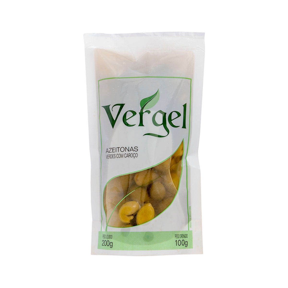 Azeitona Verde Inteira Vergel 100 g