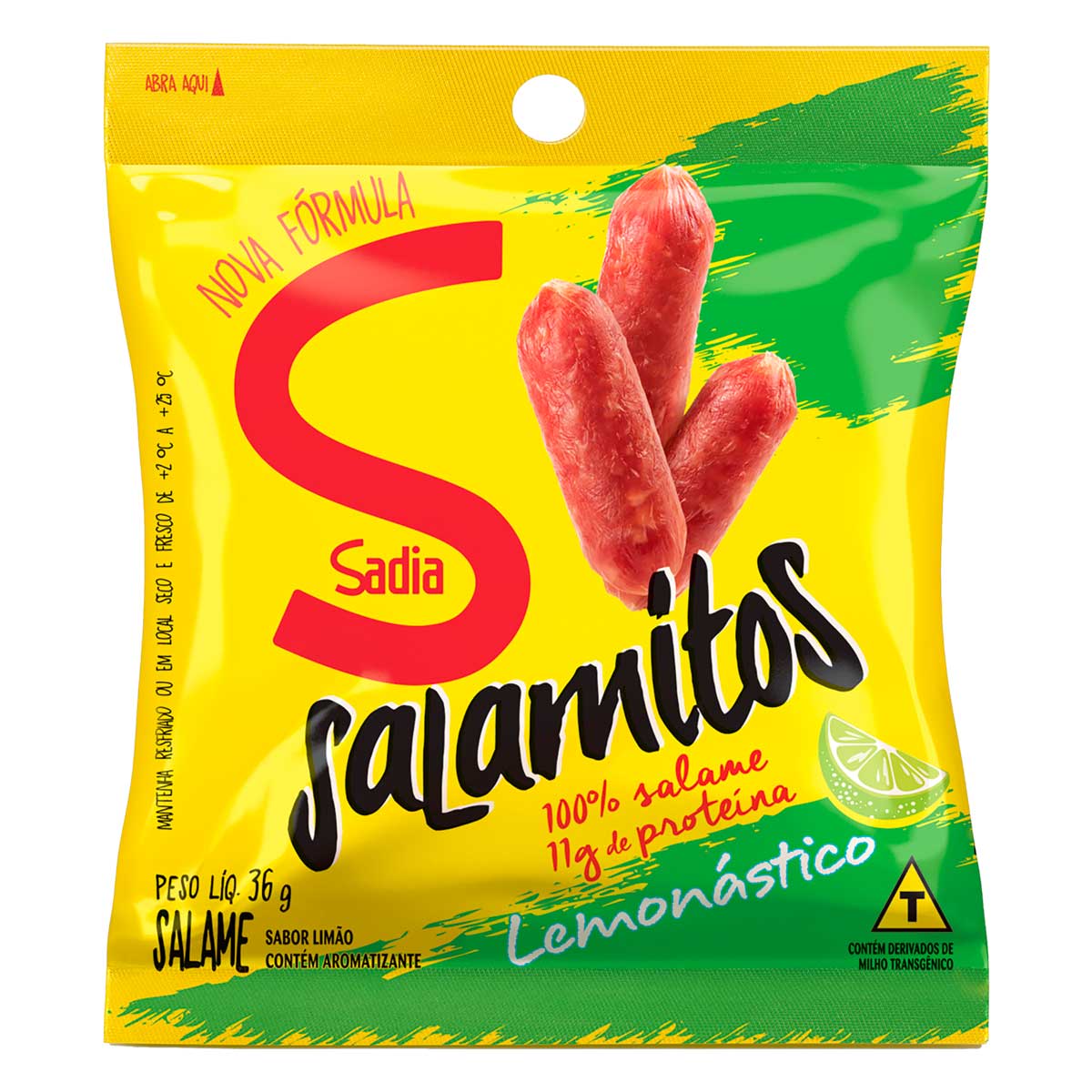 Salamitos Sabor Limão Sadia 36 g