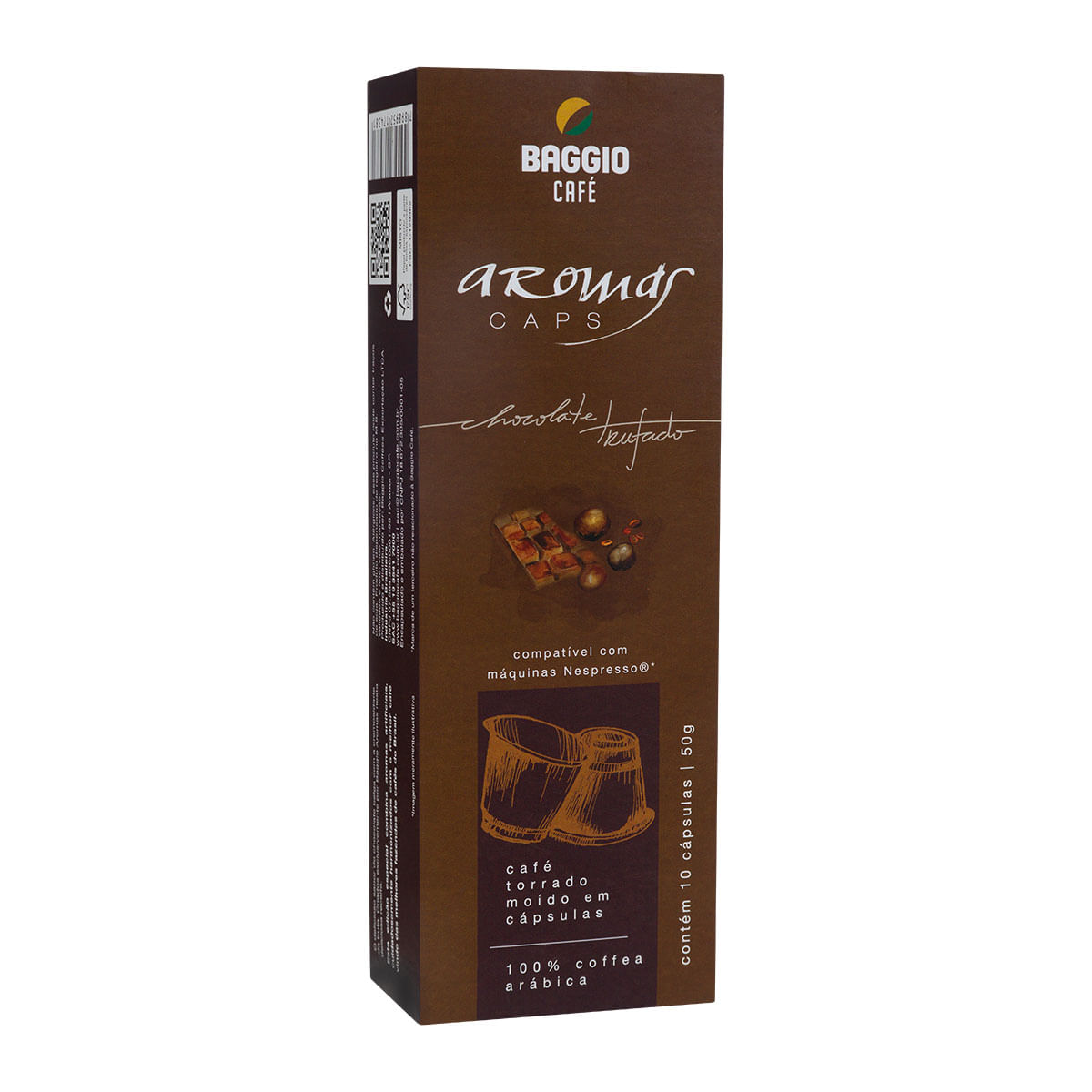 Café Expresso Baggio Café Aromas Chocolate Trufado com 10 Cápsulas