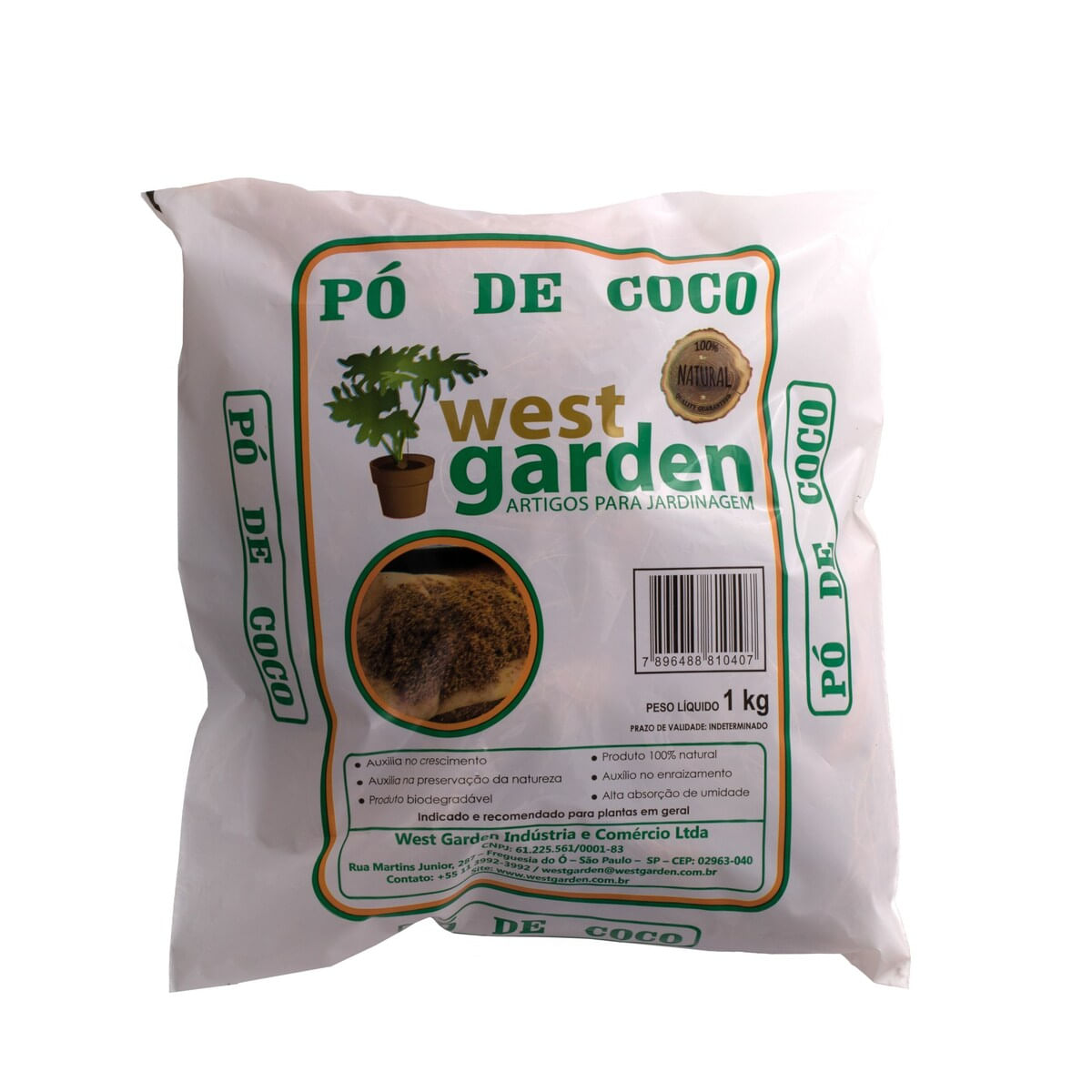 Pó Coco Premium West Garden 1 kg