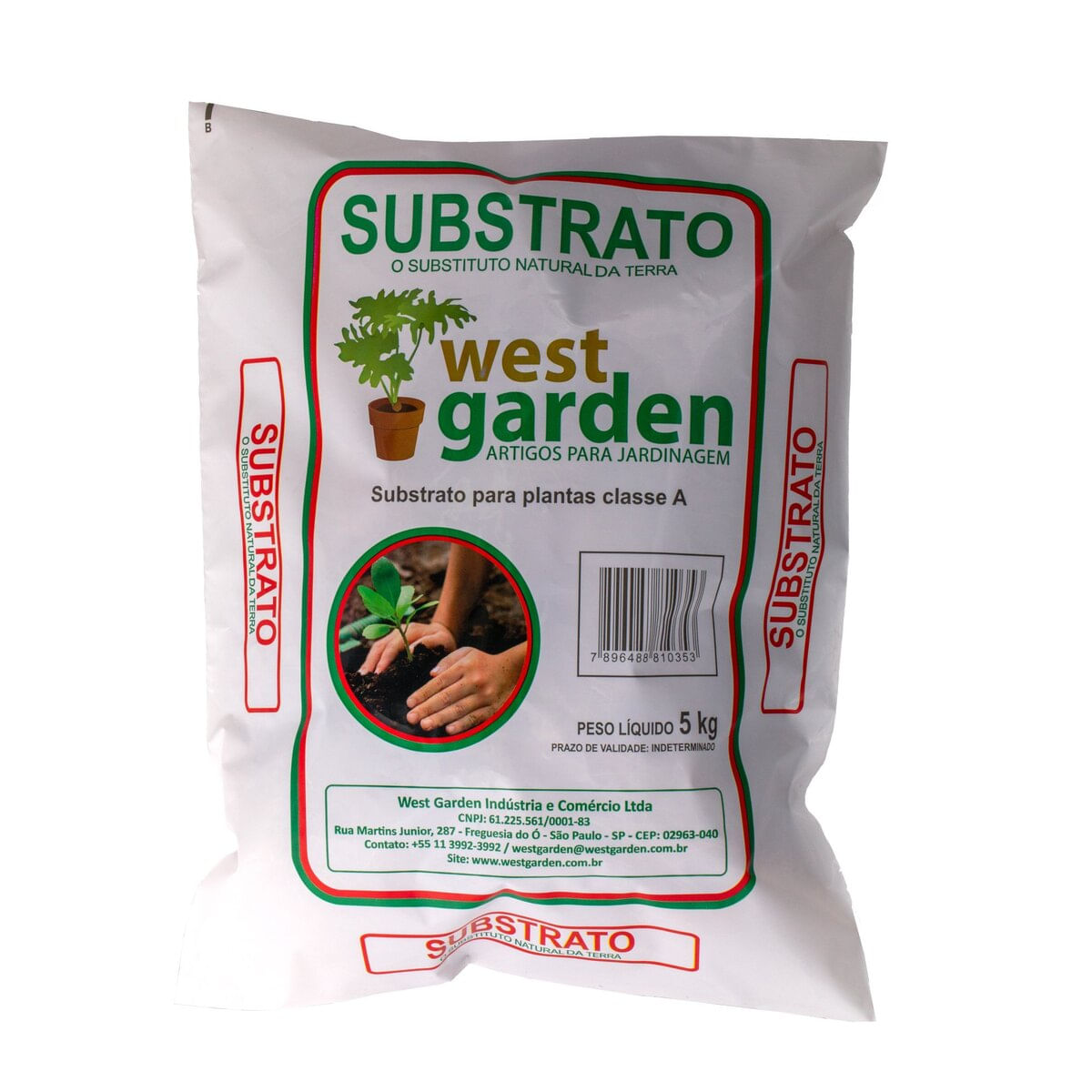 Substrato Natural Premium West Garden 5 kg