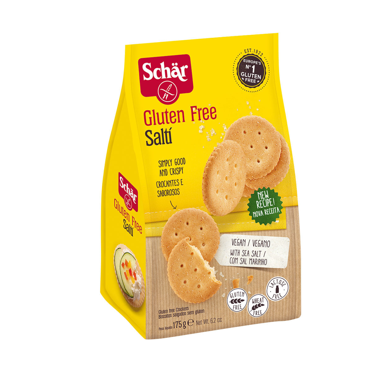 Biscoito Schar Saltí sem Glúten 175g