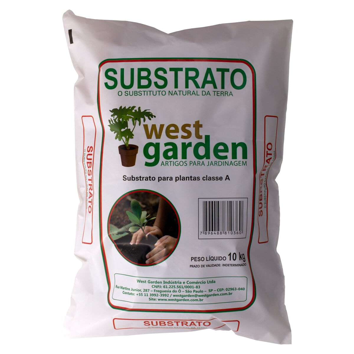 Substrato Natural Premium West Garden 10 kg