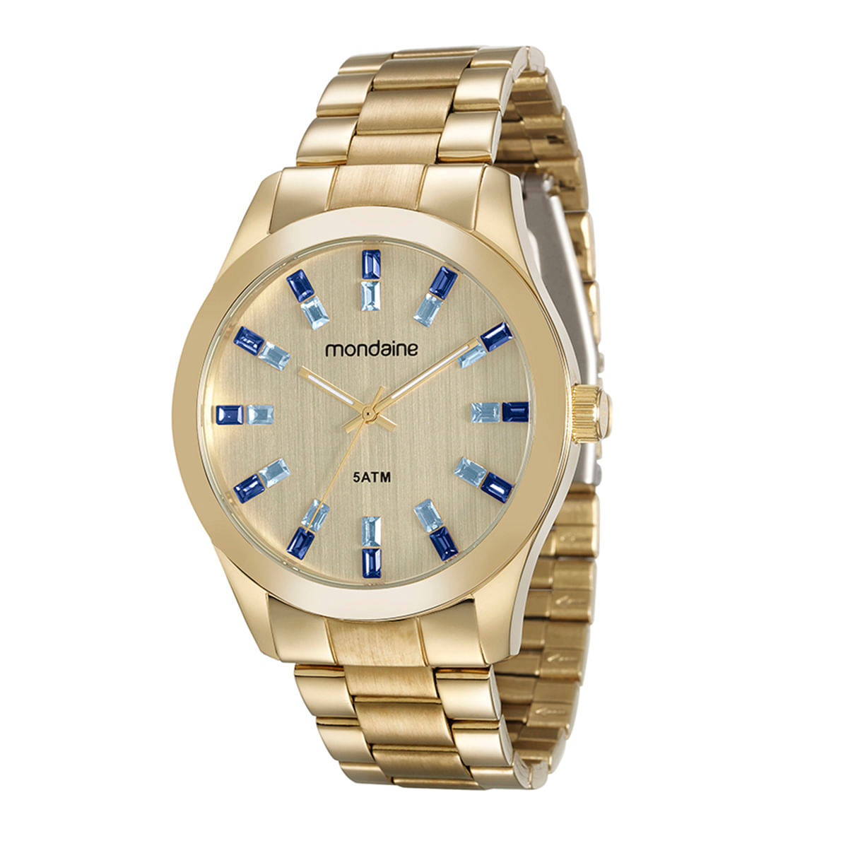 Relógio Mondaine Feminino Dourado Analógico 78663LPMVDA3