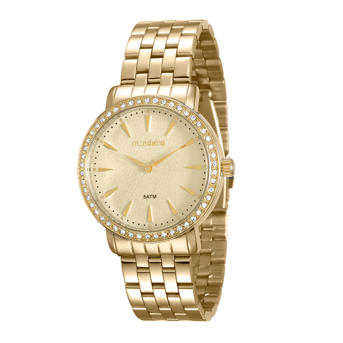 Relógio Mondaine Feminino Dourado Analógico 94852LPMVDE1