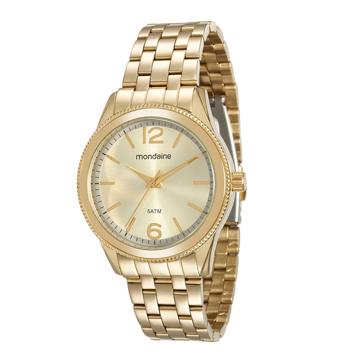 Relógio Mondaine Feminino Dourado Analógico 94862LPMVDE1