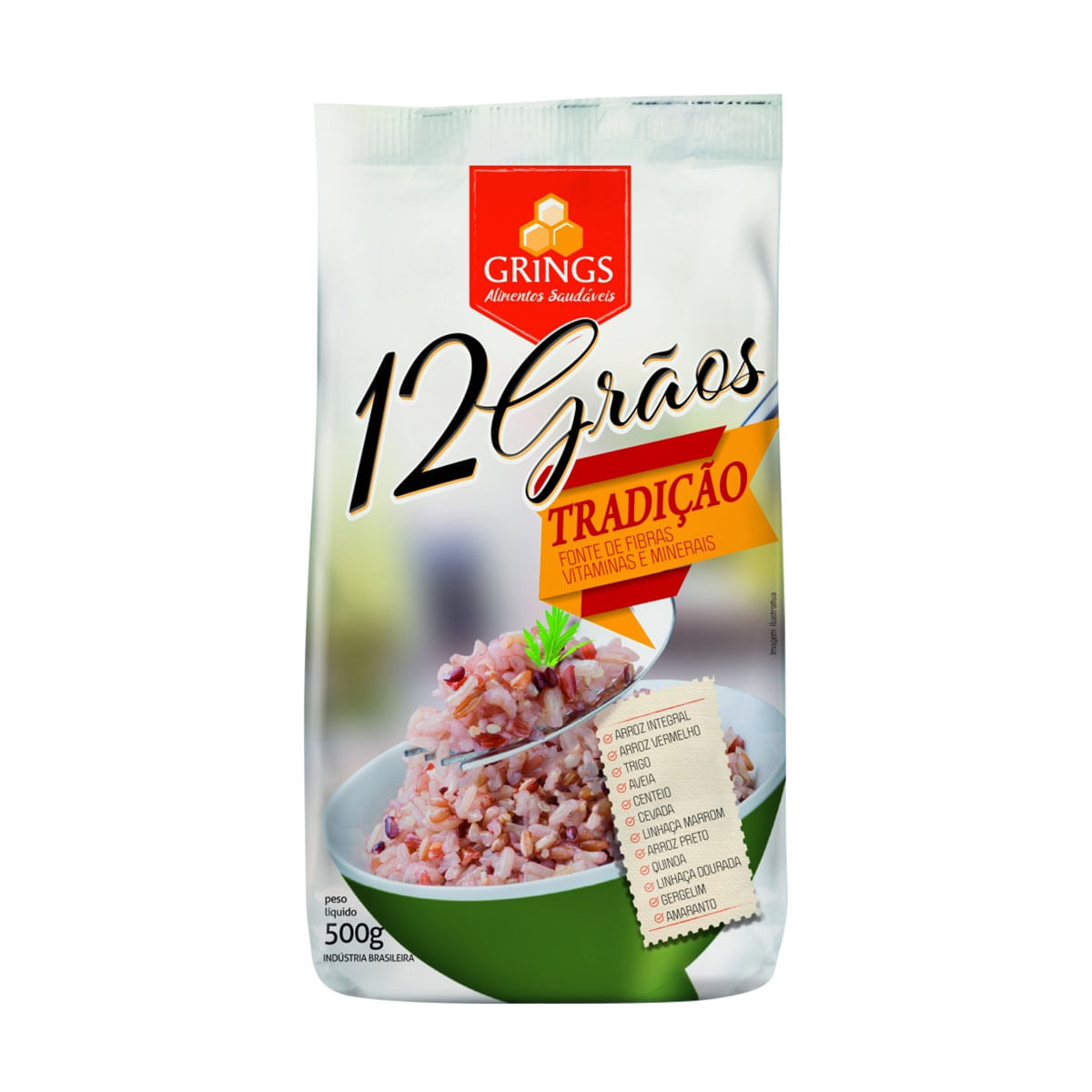 Arroz Grings 12 Grãos Tradição 500g