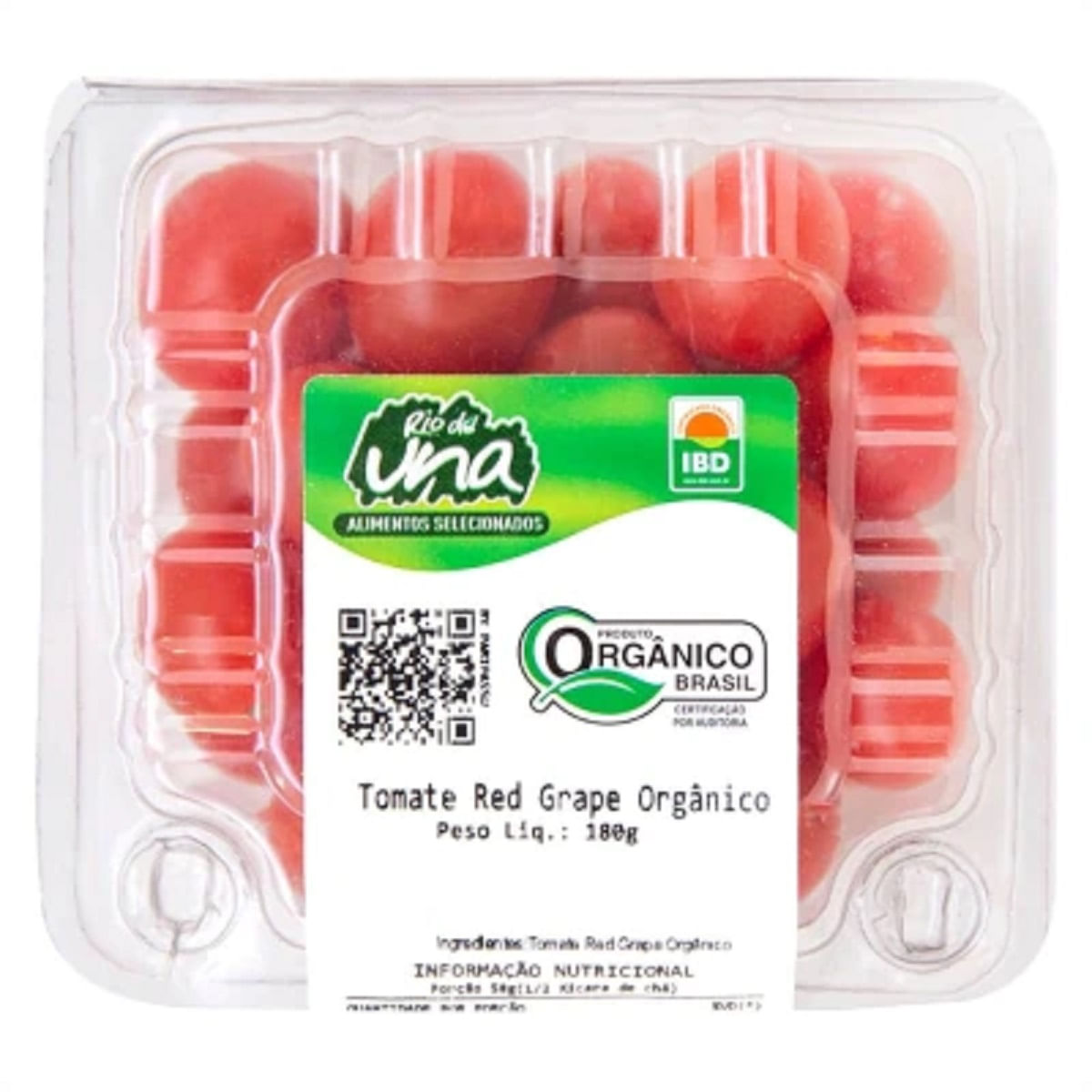 Tomate Red Grape Orgânico Rio Bonito 180 g