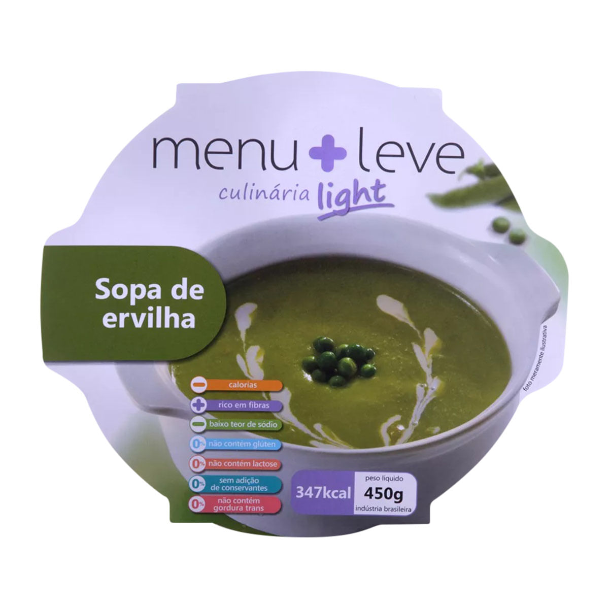 Sopa Sabor Ervilha Menu Mais Leve 450g