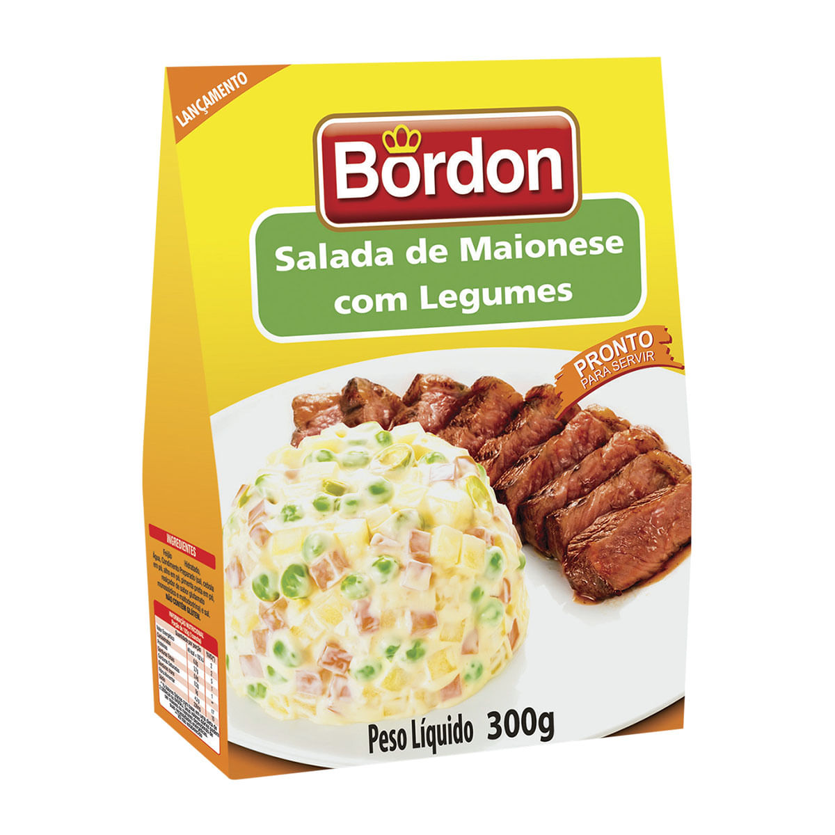 Salada Pronta de Maionese com Legumes Bordon 300g