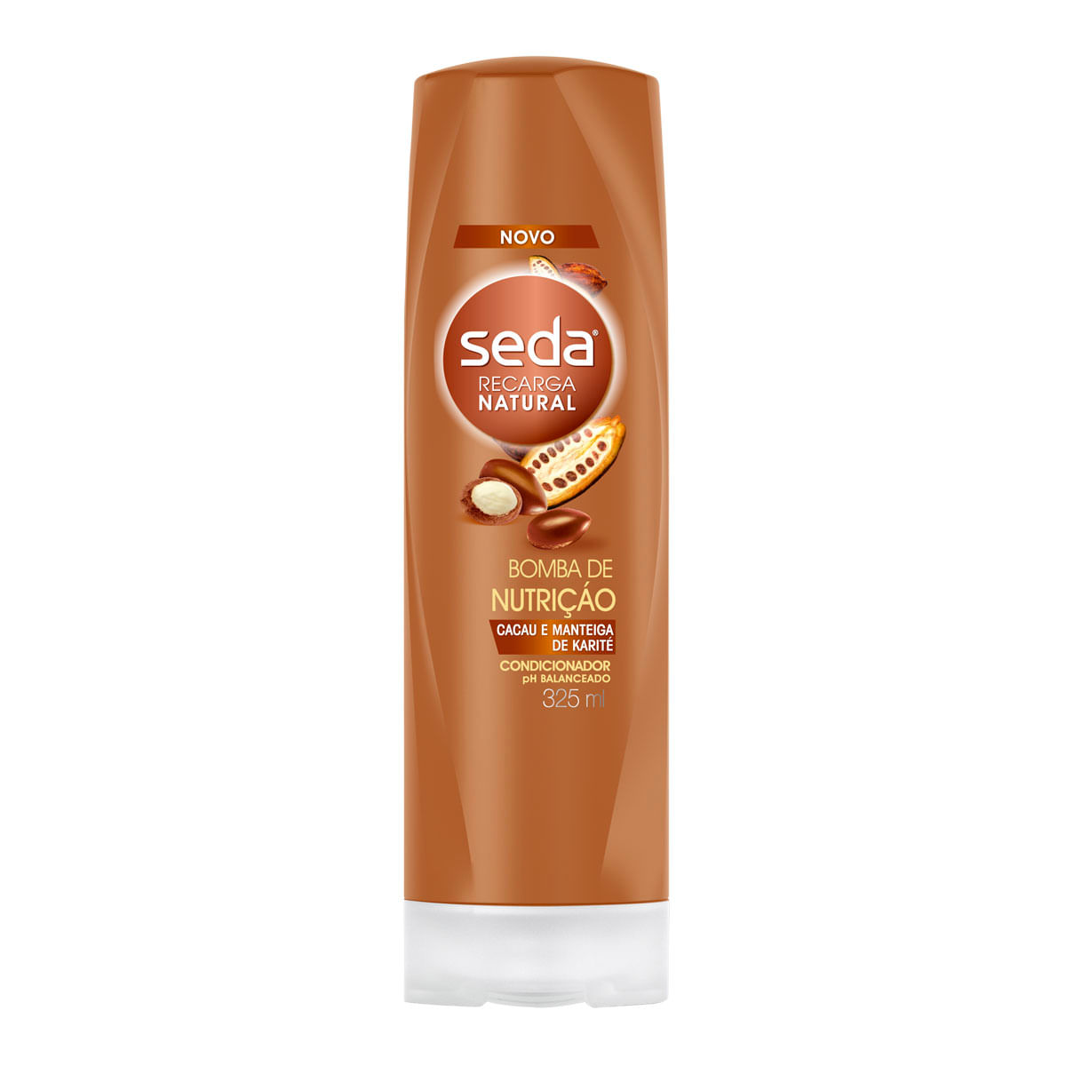 Condicionador Seda Recarga Natural Bomba de Nutrição 325ml