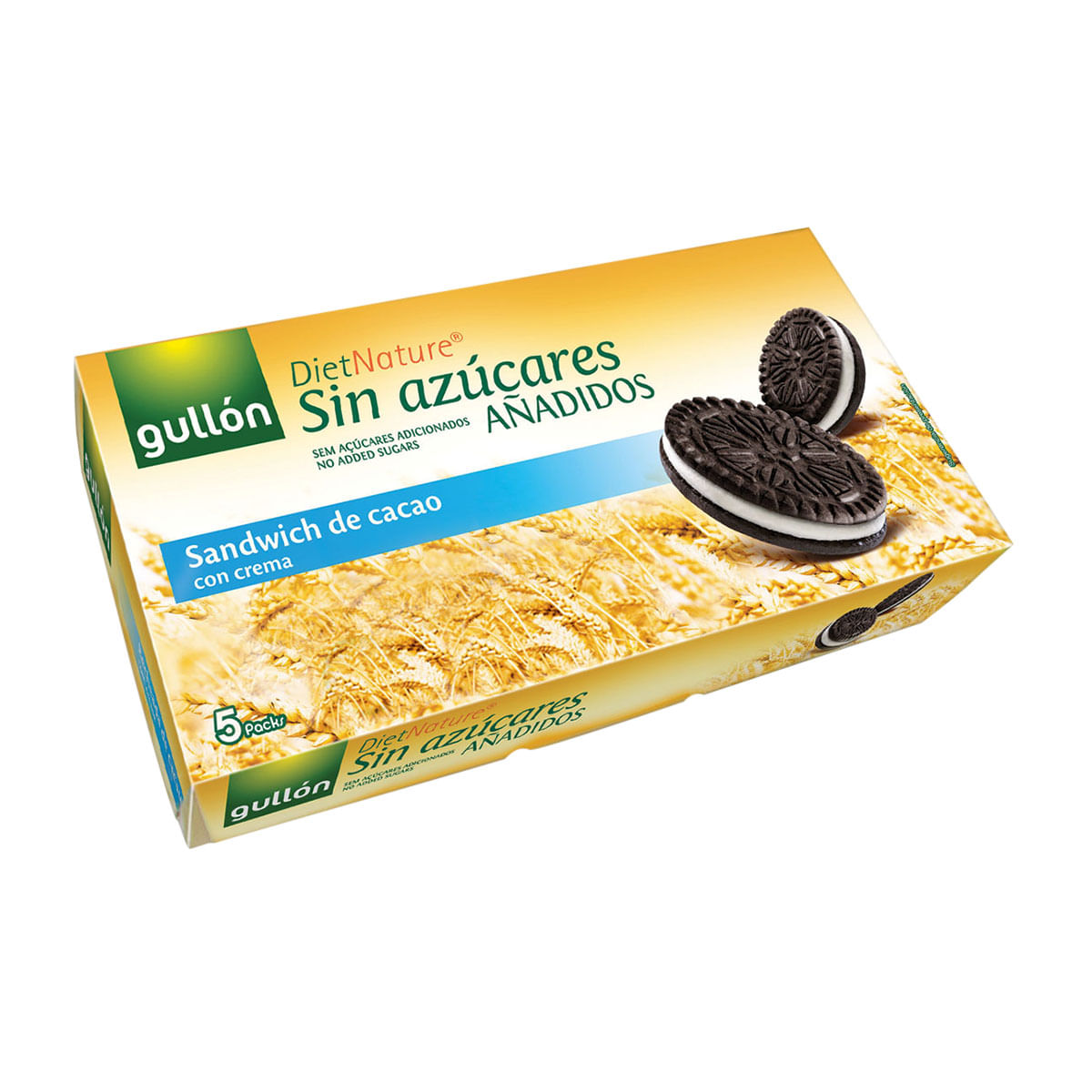 Biscoito Recheado de Baunilha Gullón Diet 210g