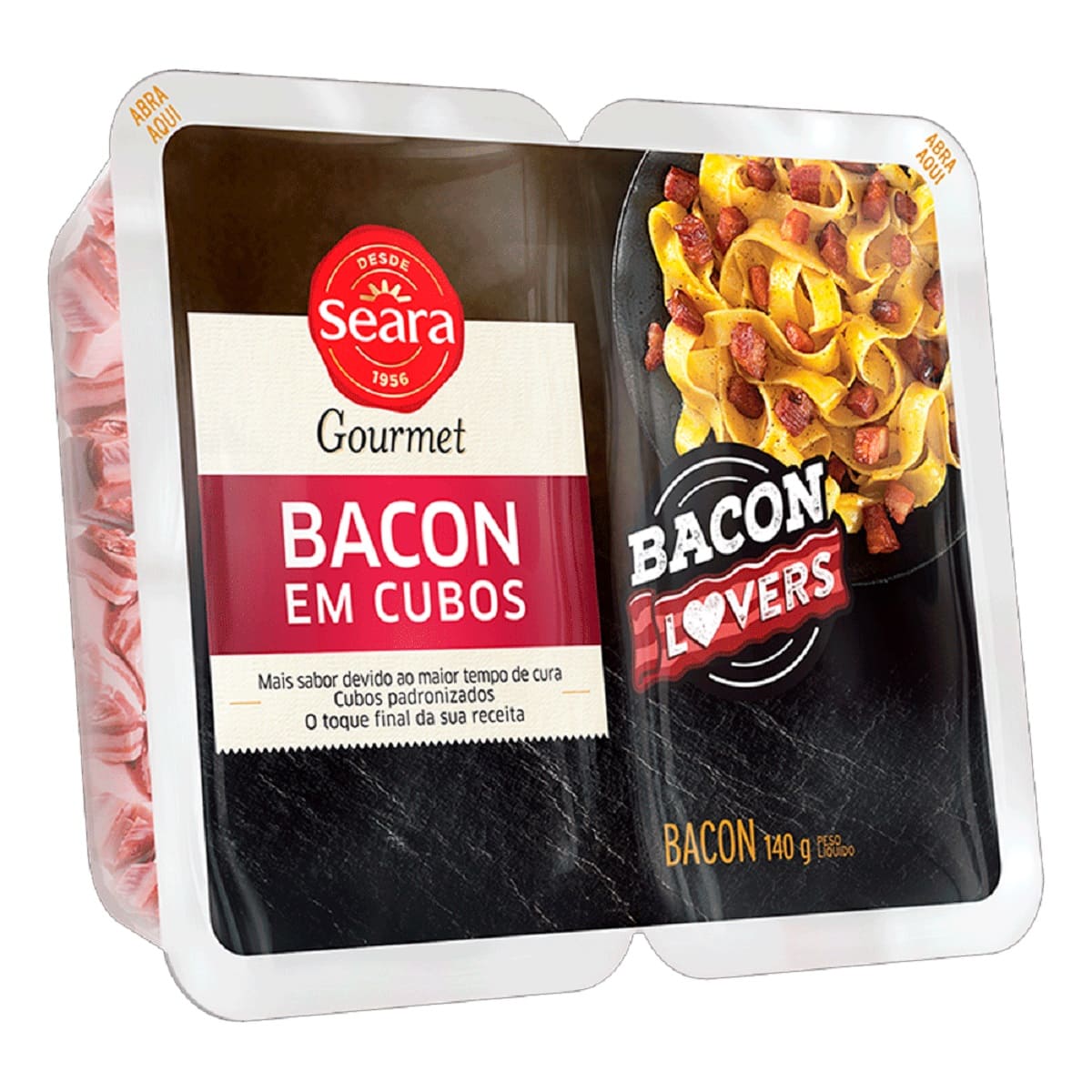 Bacon em Cubos Seara Gourmet 140 g