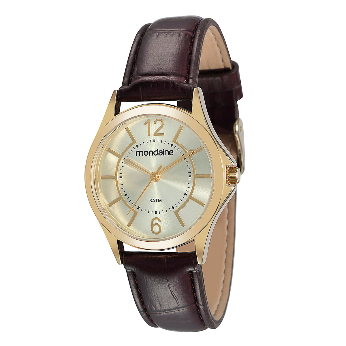 Relógio Mondaine Feminino Marrom Analógico 83277LPMVDH1 e 83277LPMVDH1