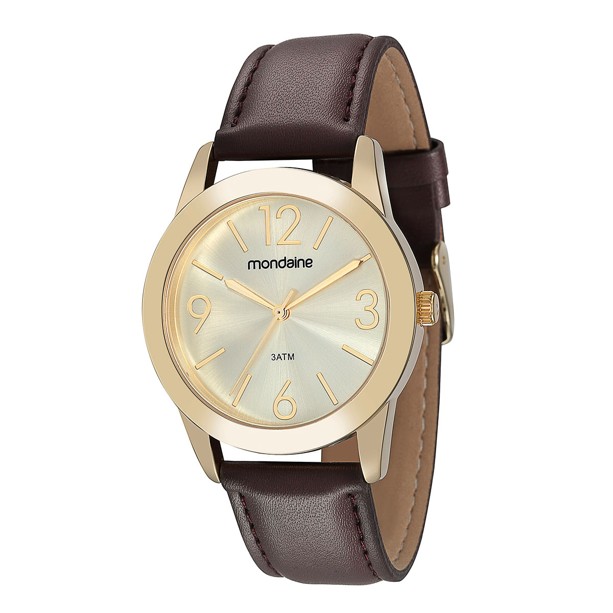 Relógio Mondaine Feminino Marrom Analógico 83276LPMVDH1