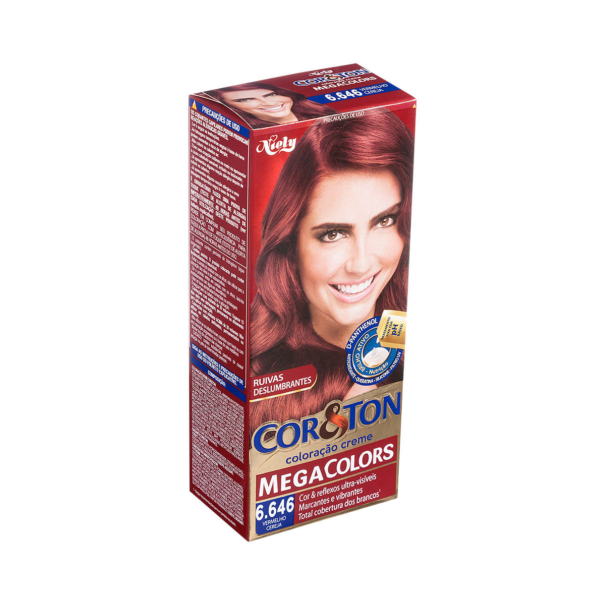 Coloração Mini Kit Cor&amp;Ton 6.646 Vermelho Cereja