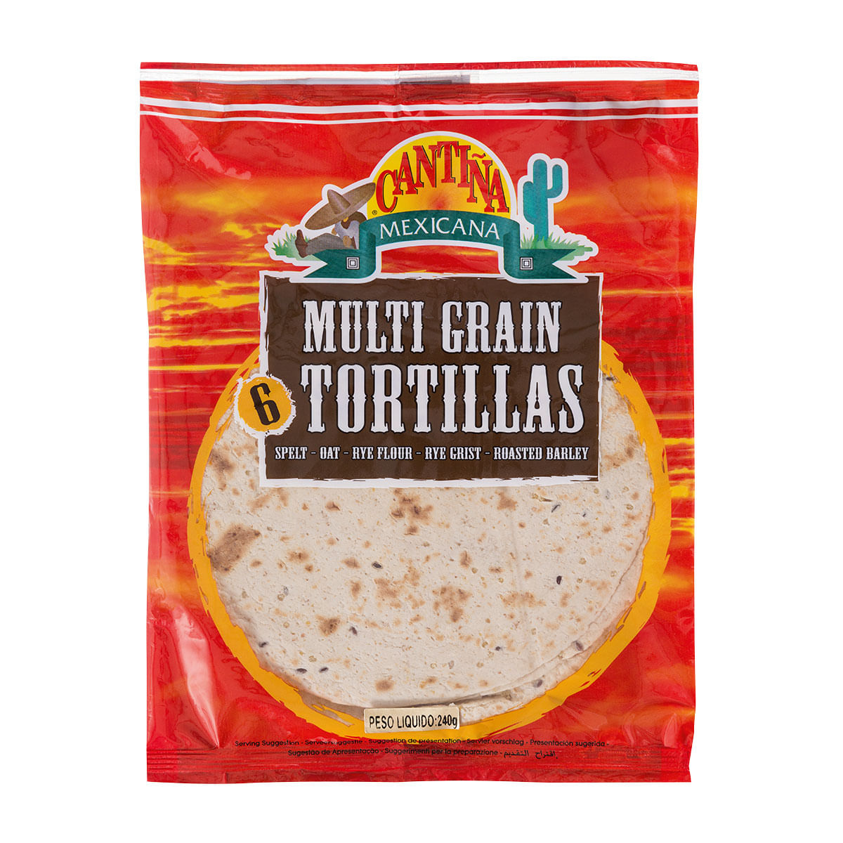 Massa para Tortilla Cantina Mexicana Multi Grãos 240g