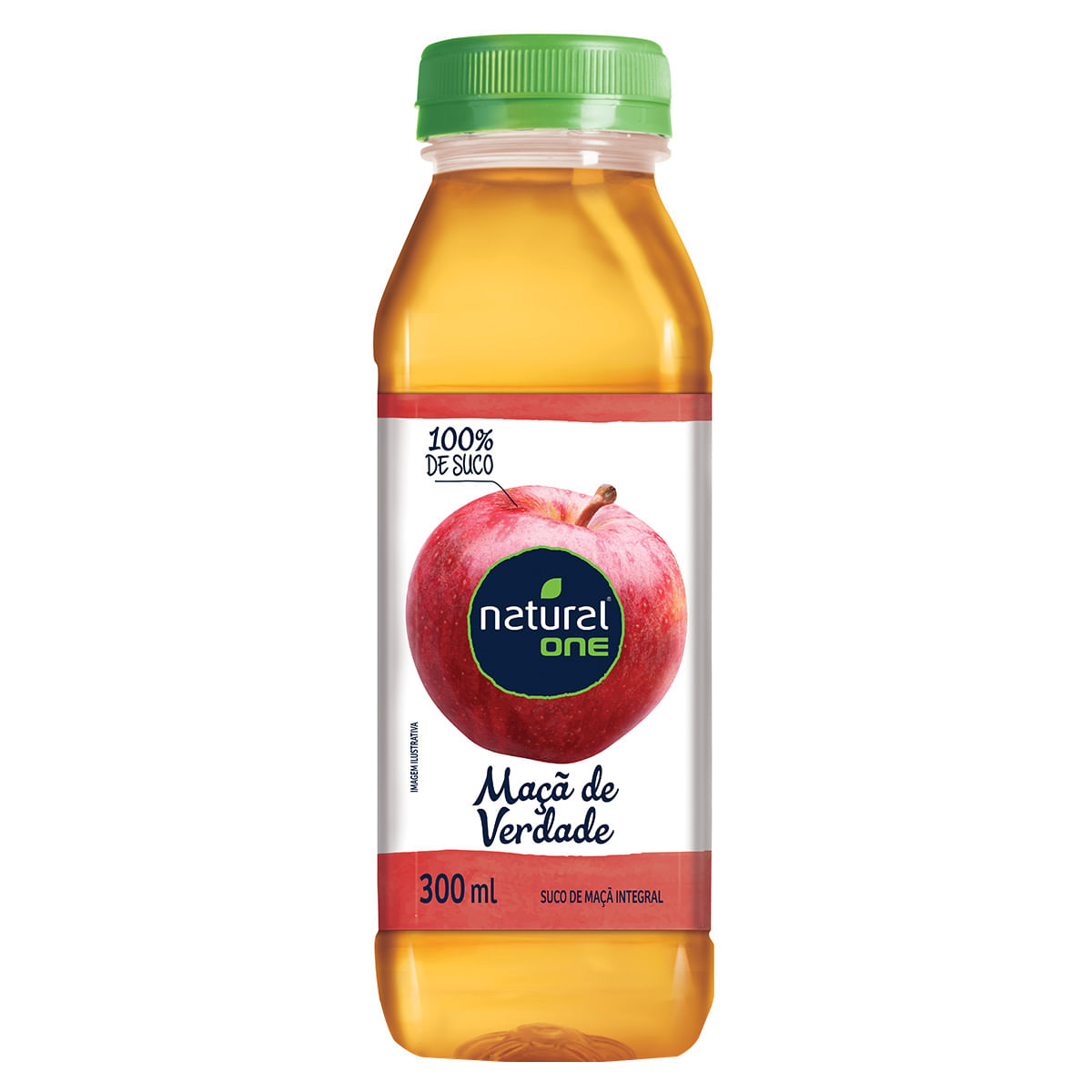 Suco de Maçã Integral Refrigerado Natural One 100% Suco 300ml