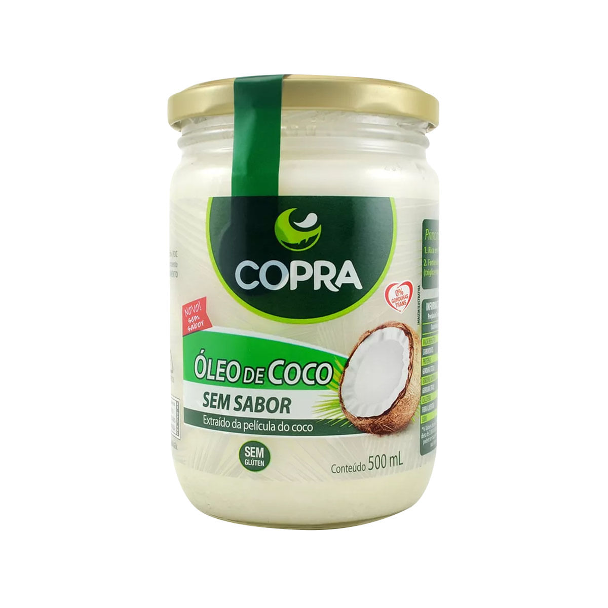 Óleo de Coco sem Sabor Copra 500ml