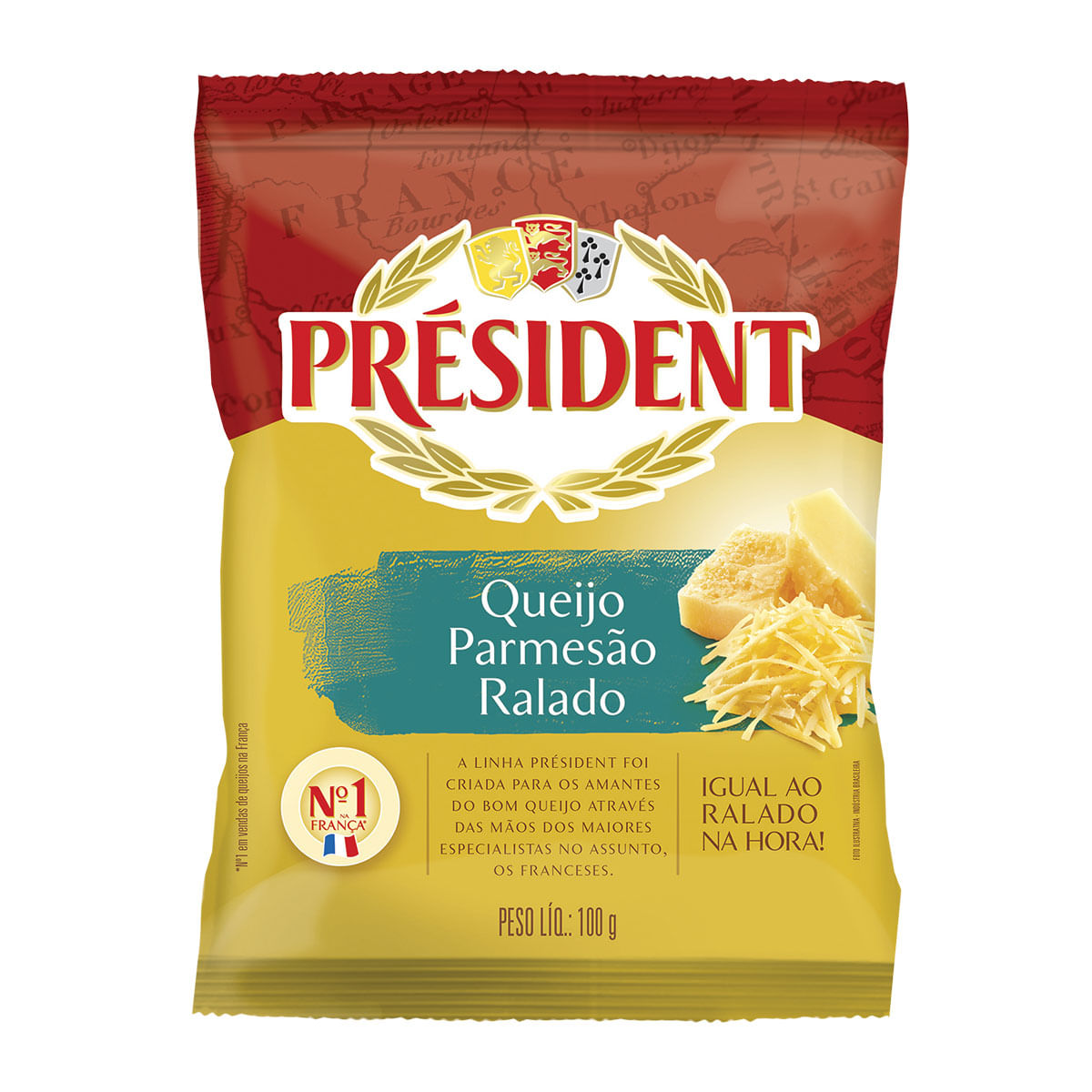 Queijo Parmesão Ralado Président 100g