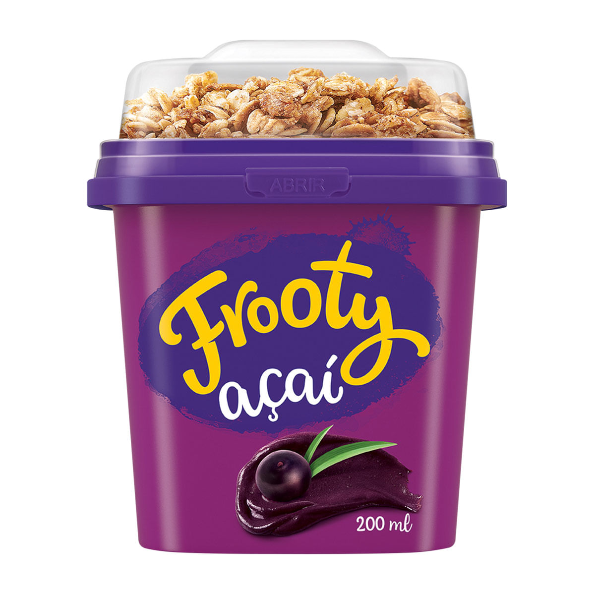 Açaí com Granola Congelado Frooty 200ml