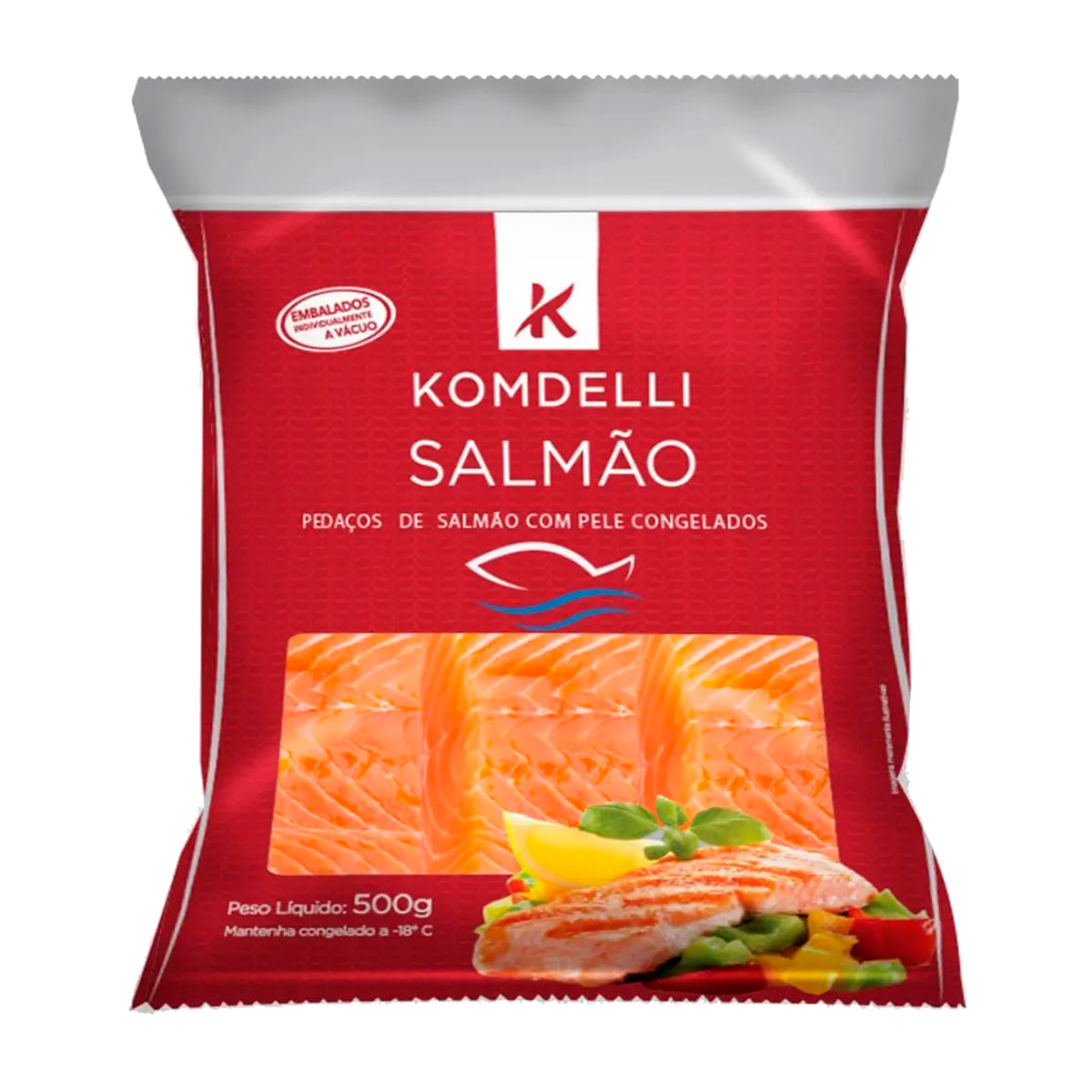 Salmão em Pedaço Komdelli 500g