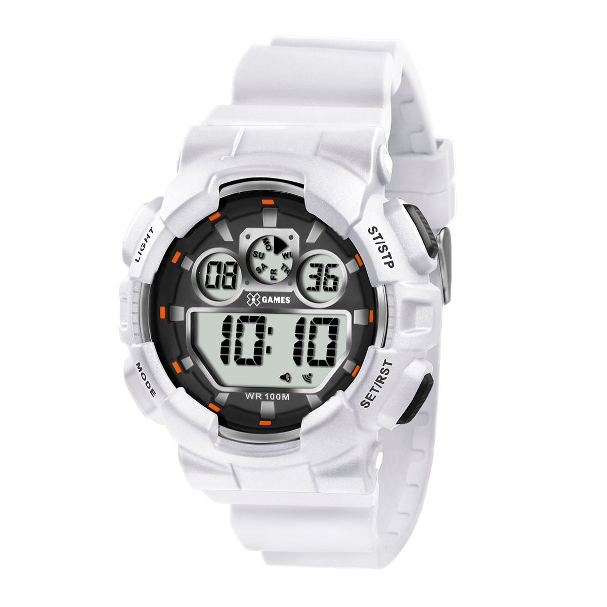 Relógio XGames Masculino Branco Digital XMPPD342 BXBX