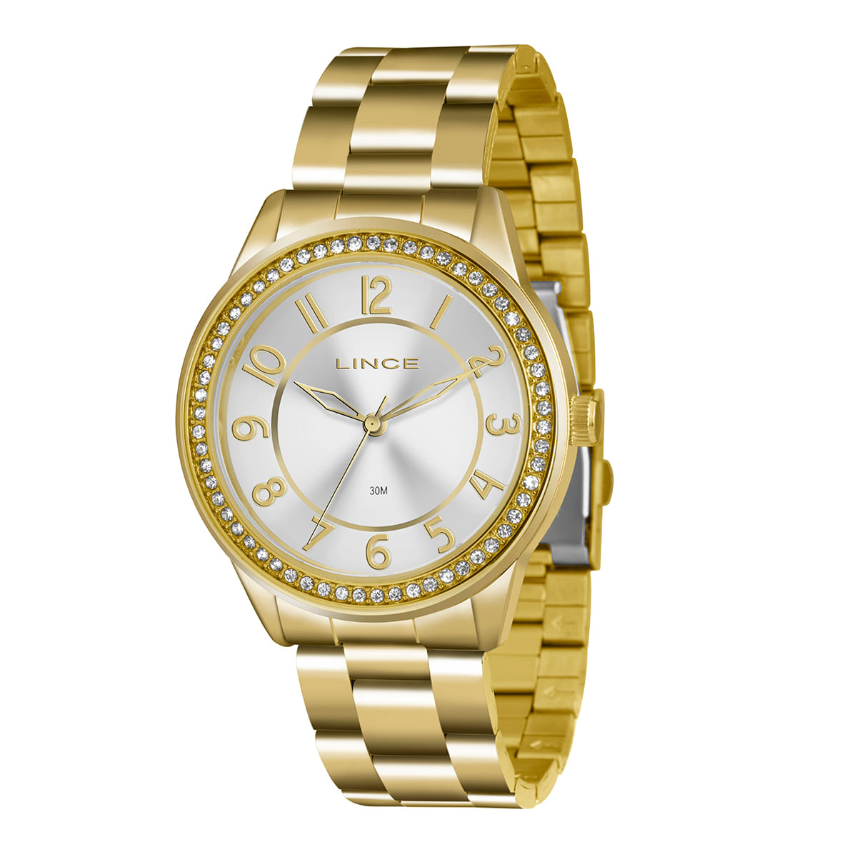 Relógio Lince Feminino Dourado Analógico LRG4339L S2KX