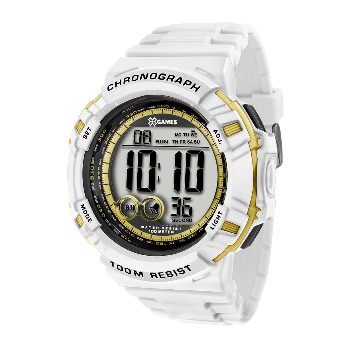 Relógio XGames Masculino Branco Digital XMPPD359 BXBX