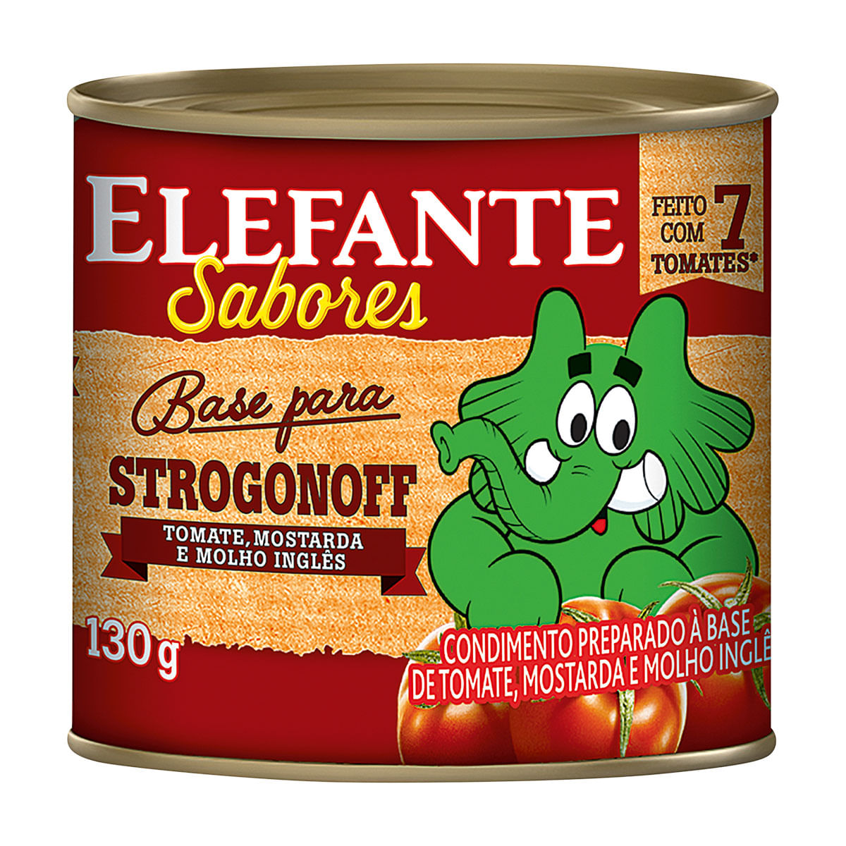 Extrato de Tomate Strogonoff Elefante Sabores 130g