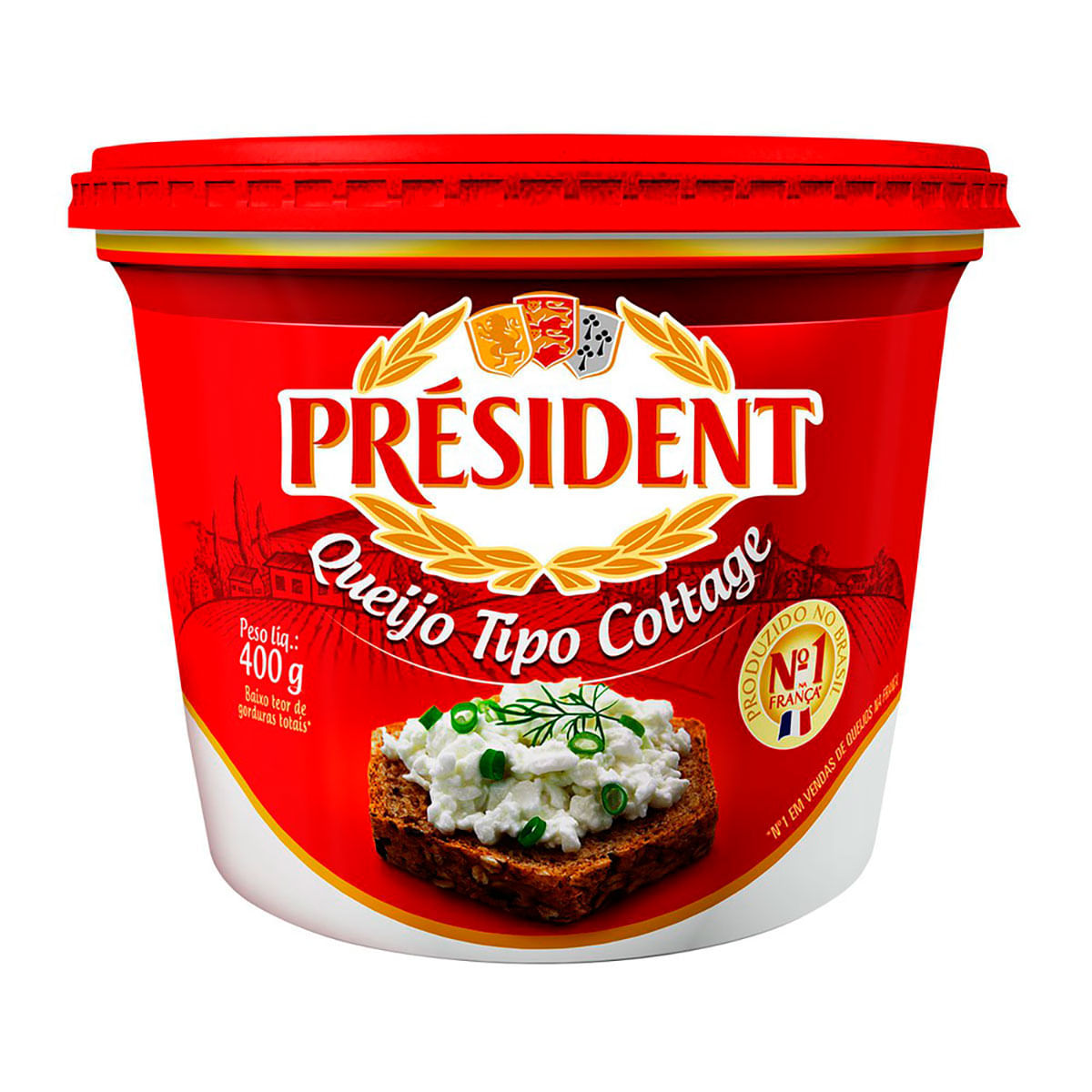 Queijo Tipo Cottage President 400g