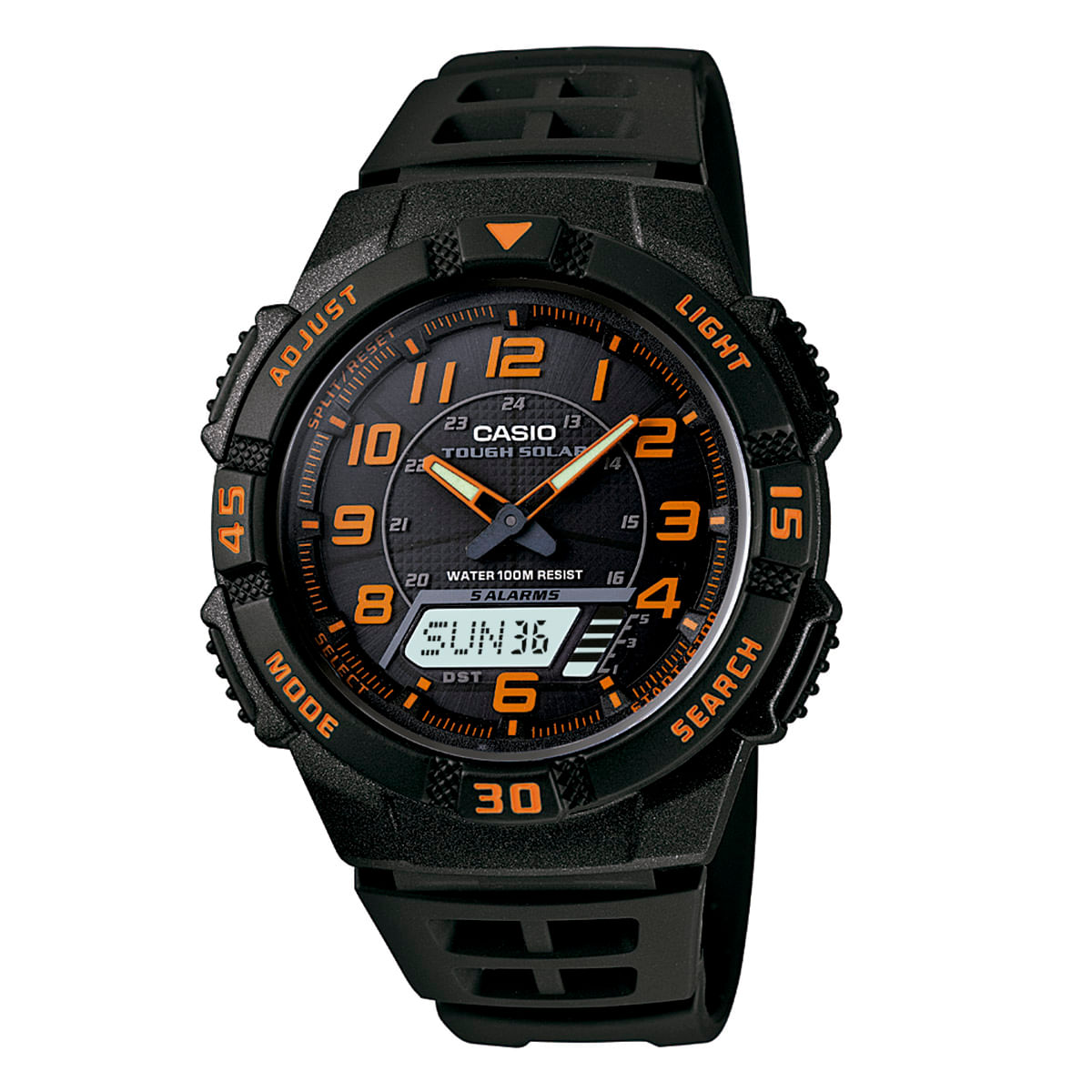 Relógio Casio Masculino Preto Anadigi AQ-S800W-1B2VDF