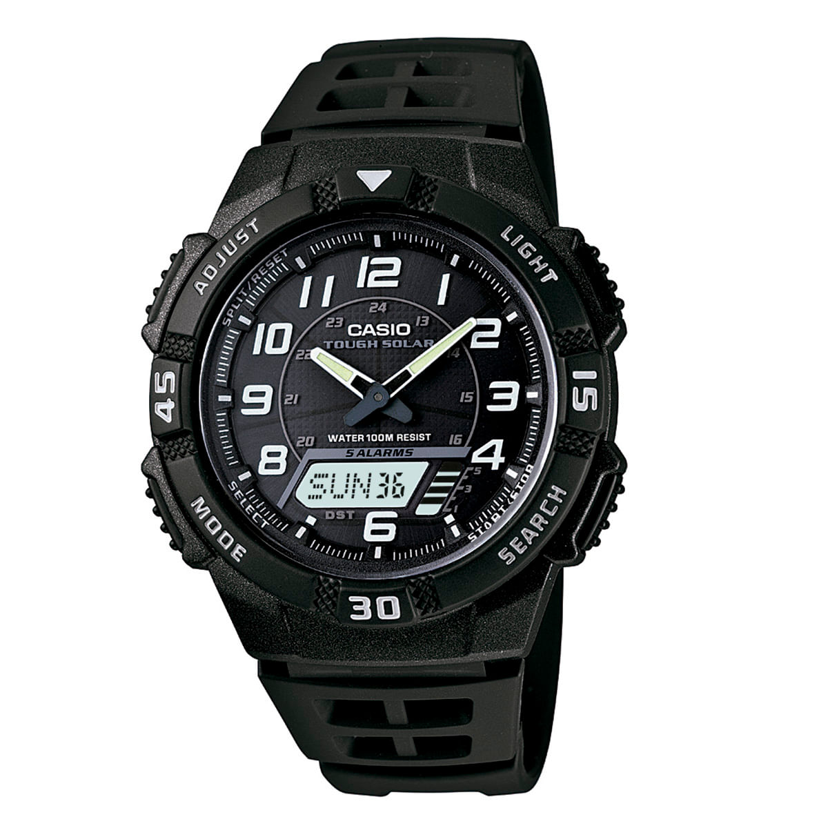 Relógio Casio Masculino Preto Anadigi AQ-S800W-1BVDF