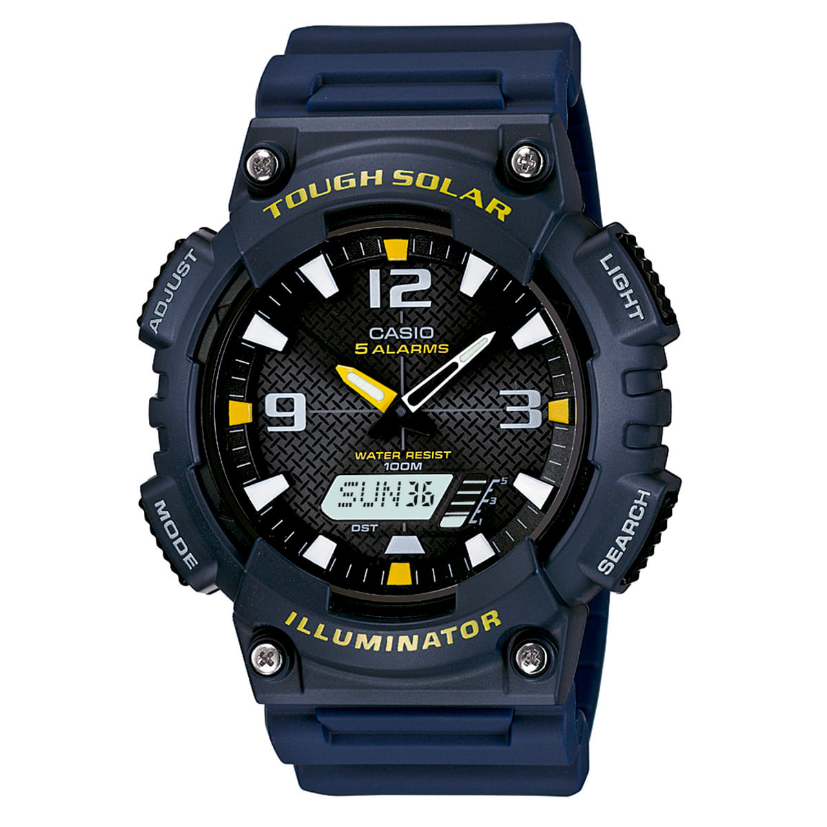 Relógio Casio Masculino Azul Escuro Anadigi AQ-S810W-2AVDF