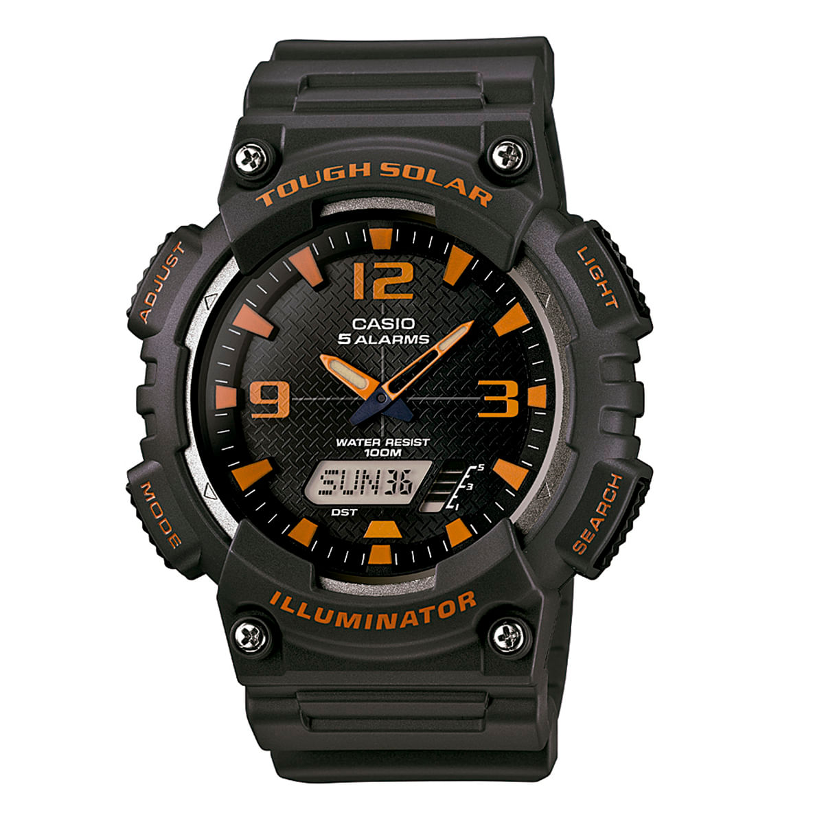 Relógio Casio Masculino Cinza Escuro Anadigi AQ-S810W-8AVDF