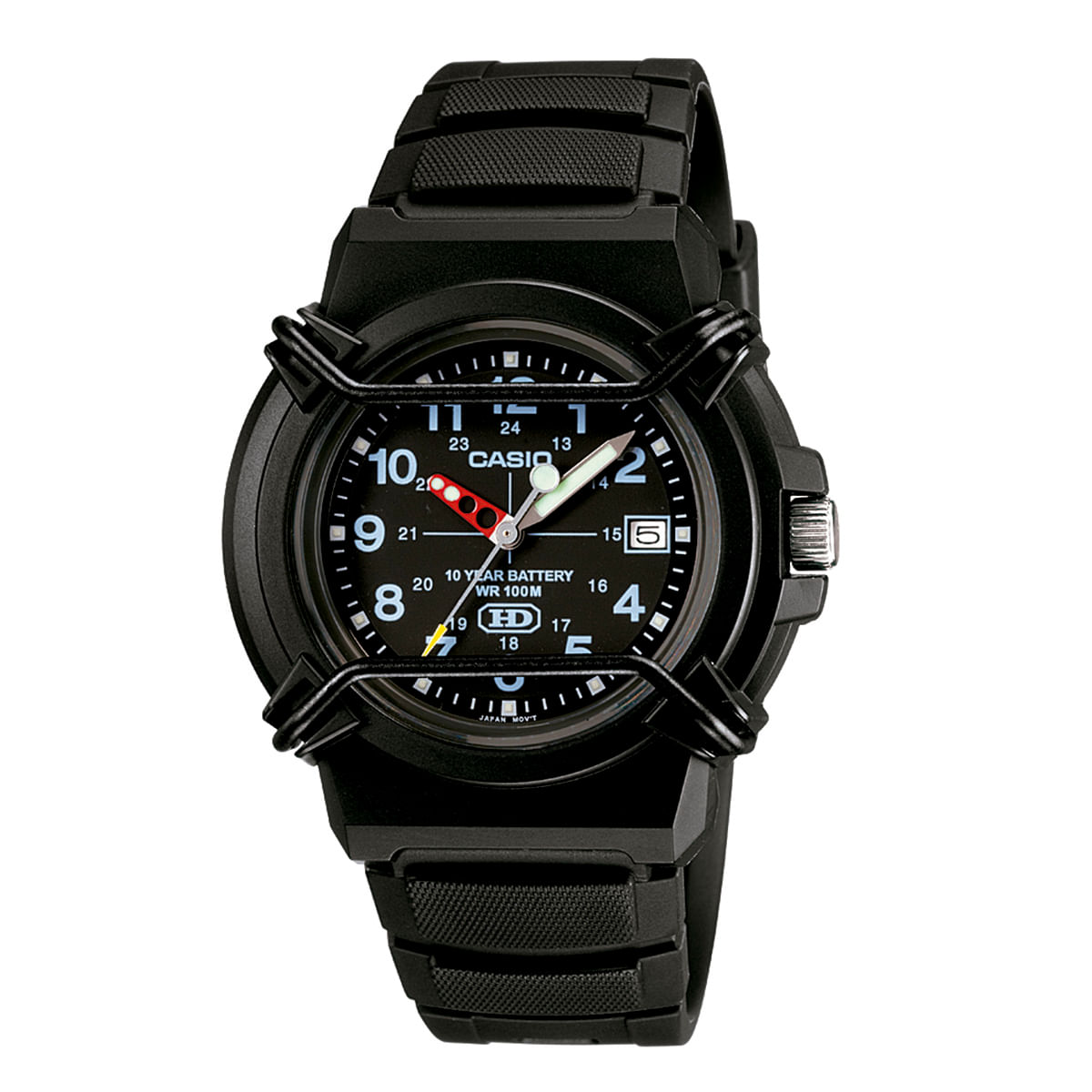 Relógio Casio Masculino Preto Analógico HDA-600B-1BVDF