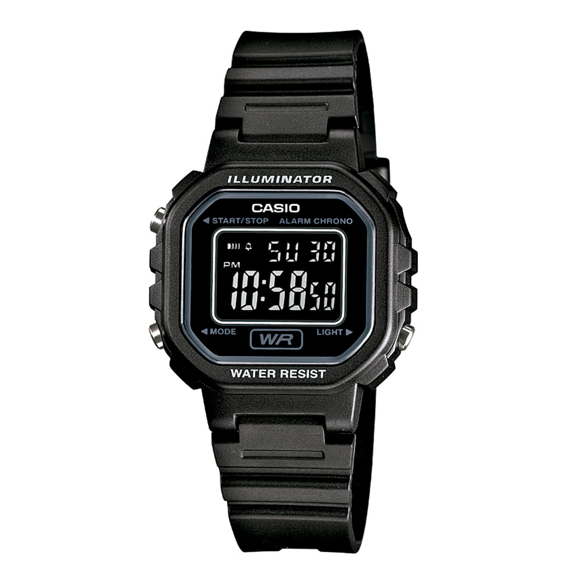 Relógio Casio Feminino Preto Digital LA-20WH-1BDF