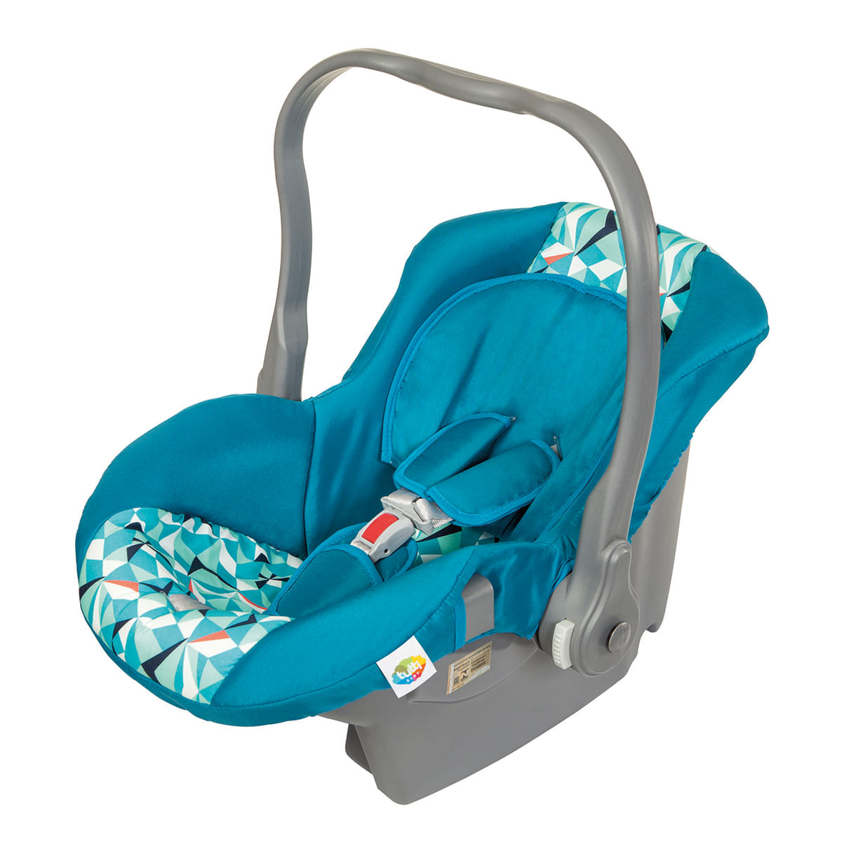 Bebê Conforto Tutti Baby Nino Formas Geométricas Azul - Suporta de 0 a 13Kg