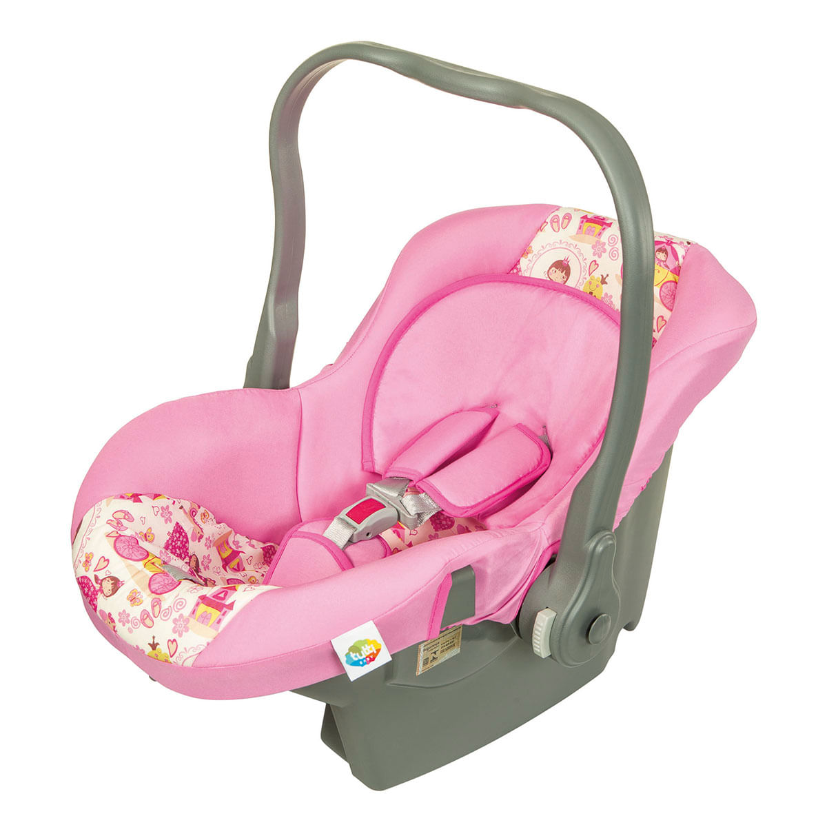 Bebê Conforto Tutti Baby Nino Princesa Rosa - Suporta de 0 a 13Kg