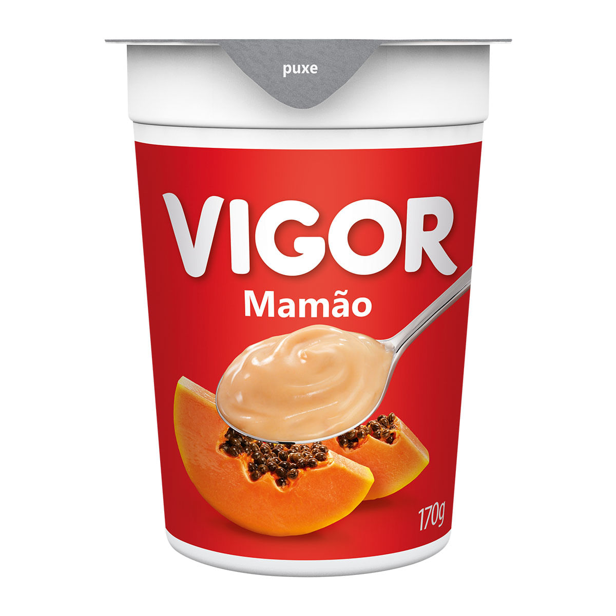 Iogurte Integral Vigor Natural Mamão 170g